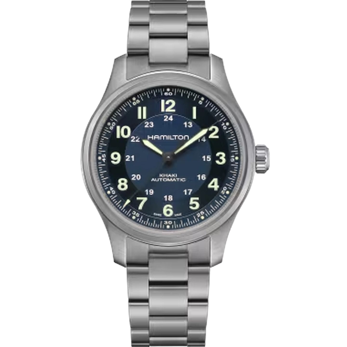 Hamilton Khaki Field H70545140 (2026) - Blauw wijzerplaat 42mm Titanium (1/1)