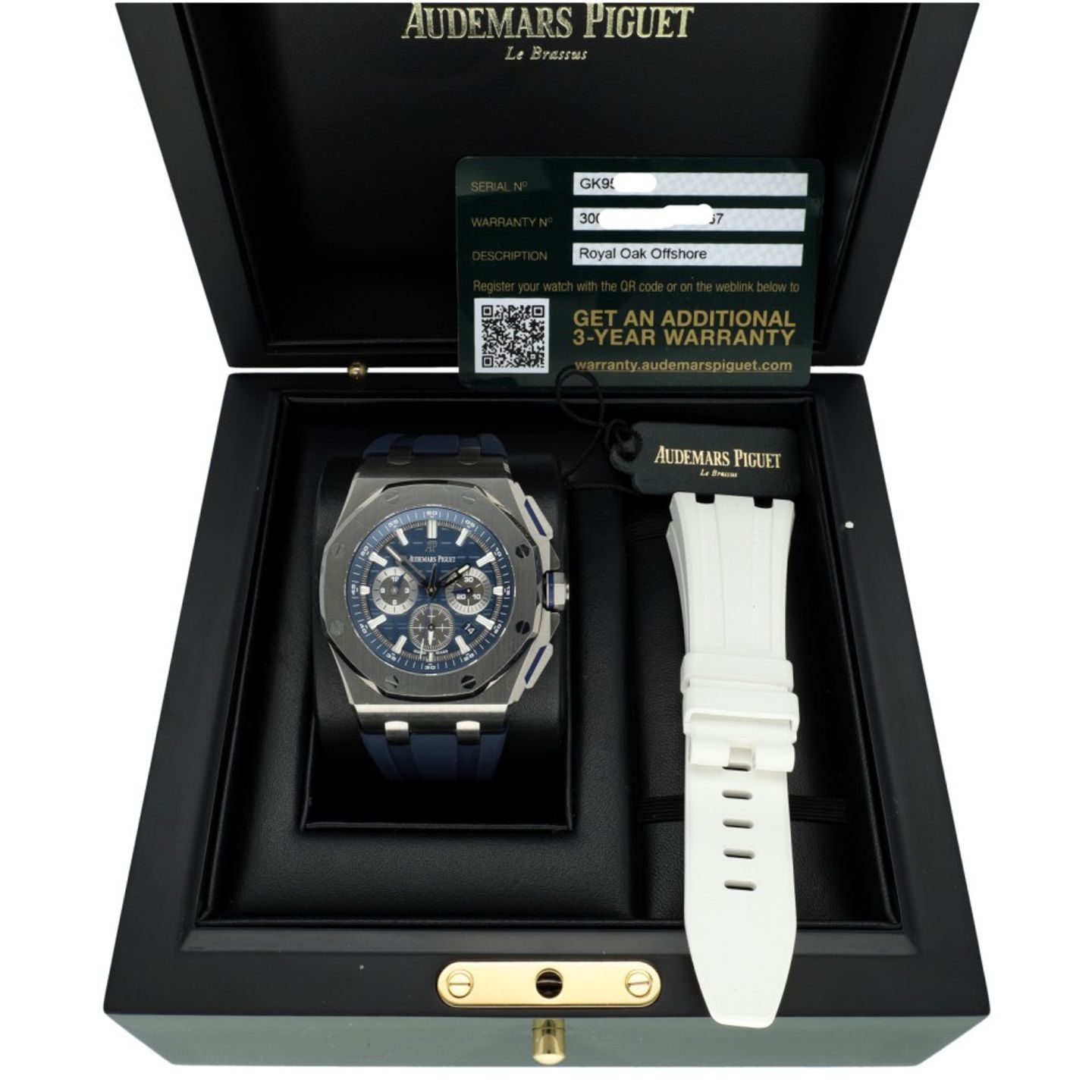 Audemars Piguet Royal Oak Offshore 26480TI.OO.A027CA.01 (2022) - Blue dial 42 mm Titanium case (6/7)