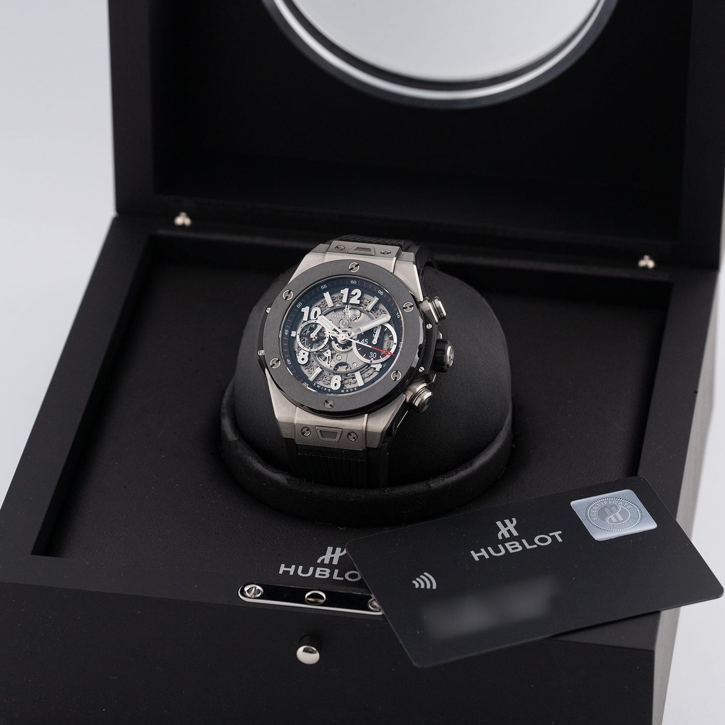 Hublot Big Bang Unico 411.NM.1170.RX (Unknown (random serial)) - Transparent dial 46 mm Titanium case (5/5)