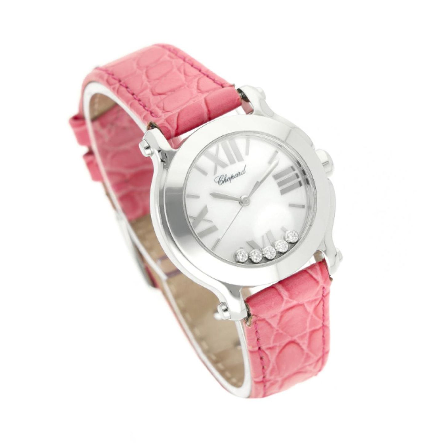 Chopard Happy Sport 278509-3001 (2009) - White dial 30 mm Steel case (3/5)