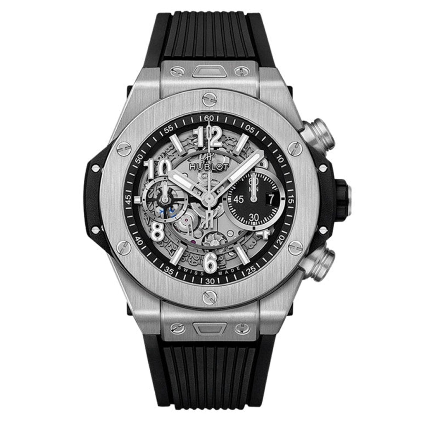 Hublot Big Bang Unico 421.NX.1170.RX (2025) - Transparant wijzerplaat 44mm Titanium (1/1)