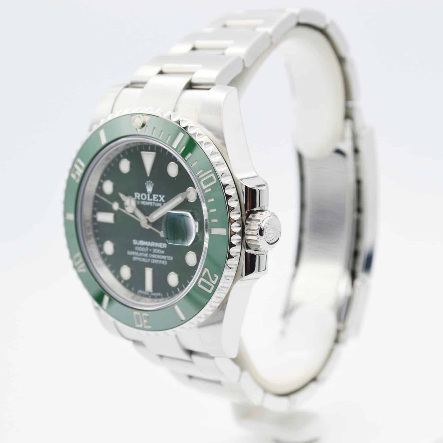 Rolex Submariner Date 116610LV (2015) - Groen wijzerplaat 40mm Staal (2/7)