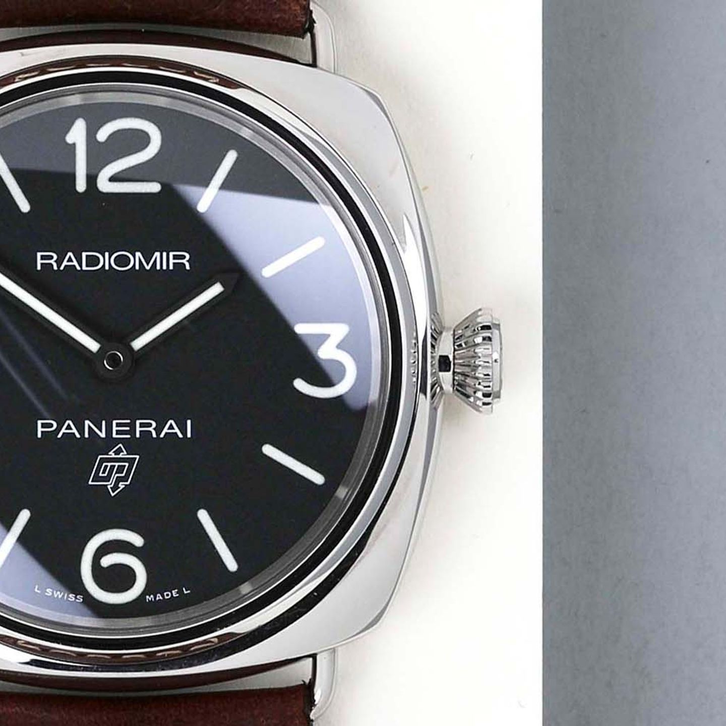 Panerai Radiomir PAM00753 (2022) - Zwart wijzerplaat 45mm Staal (5/8)