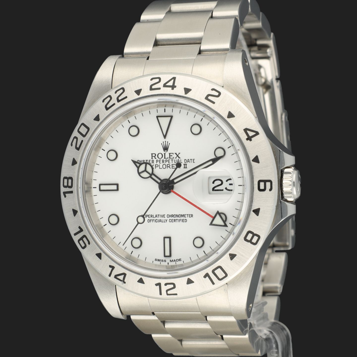 Rolex Explorer II 16570 (1991) - 40 mm Steel case (1/8)