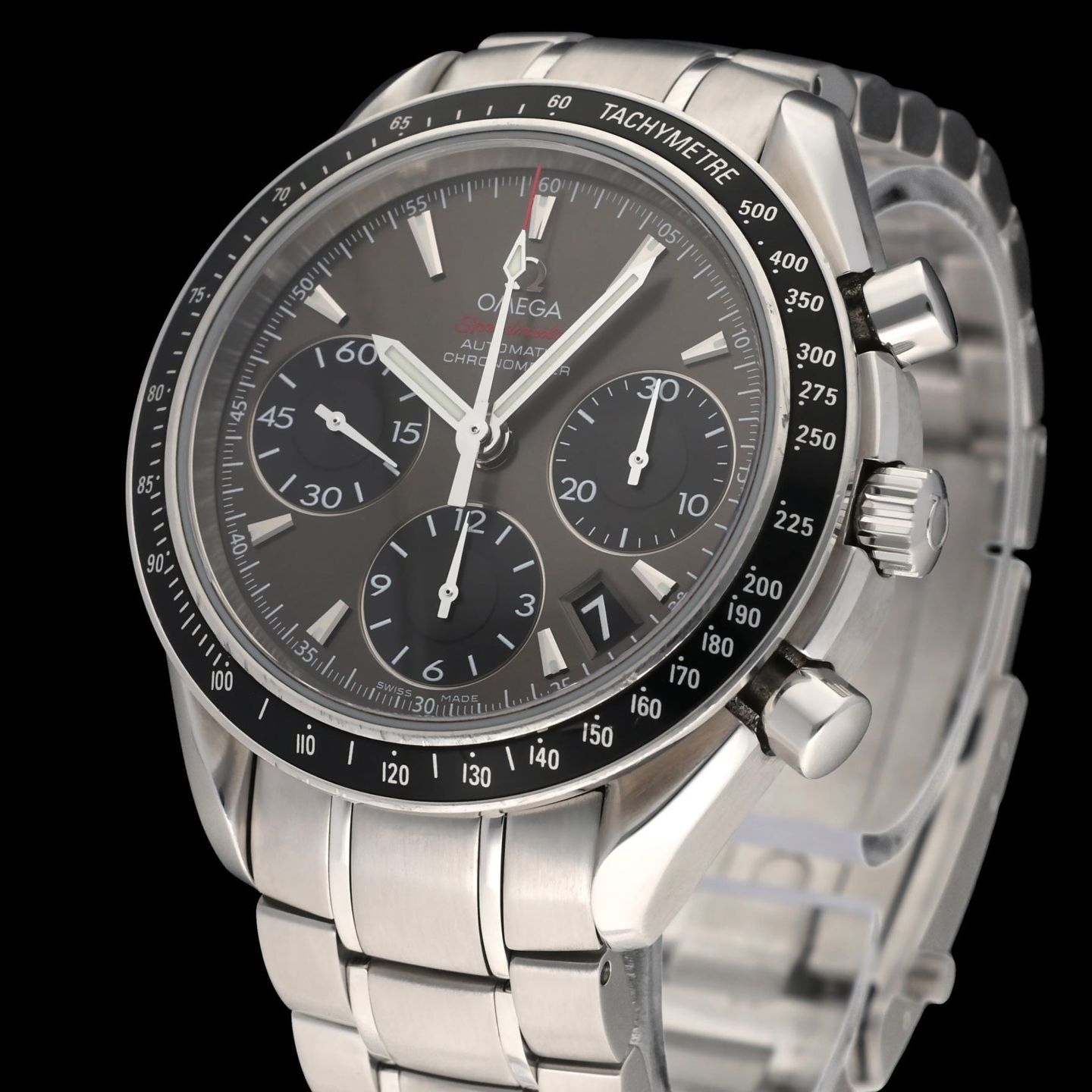 Omega Speedmaster Date 323.30.40.40.06.001 (2009) - Grijs wijzerplaat 40mm Staal (7/8)