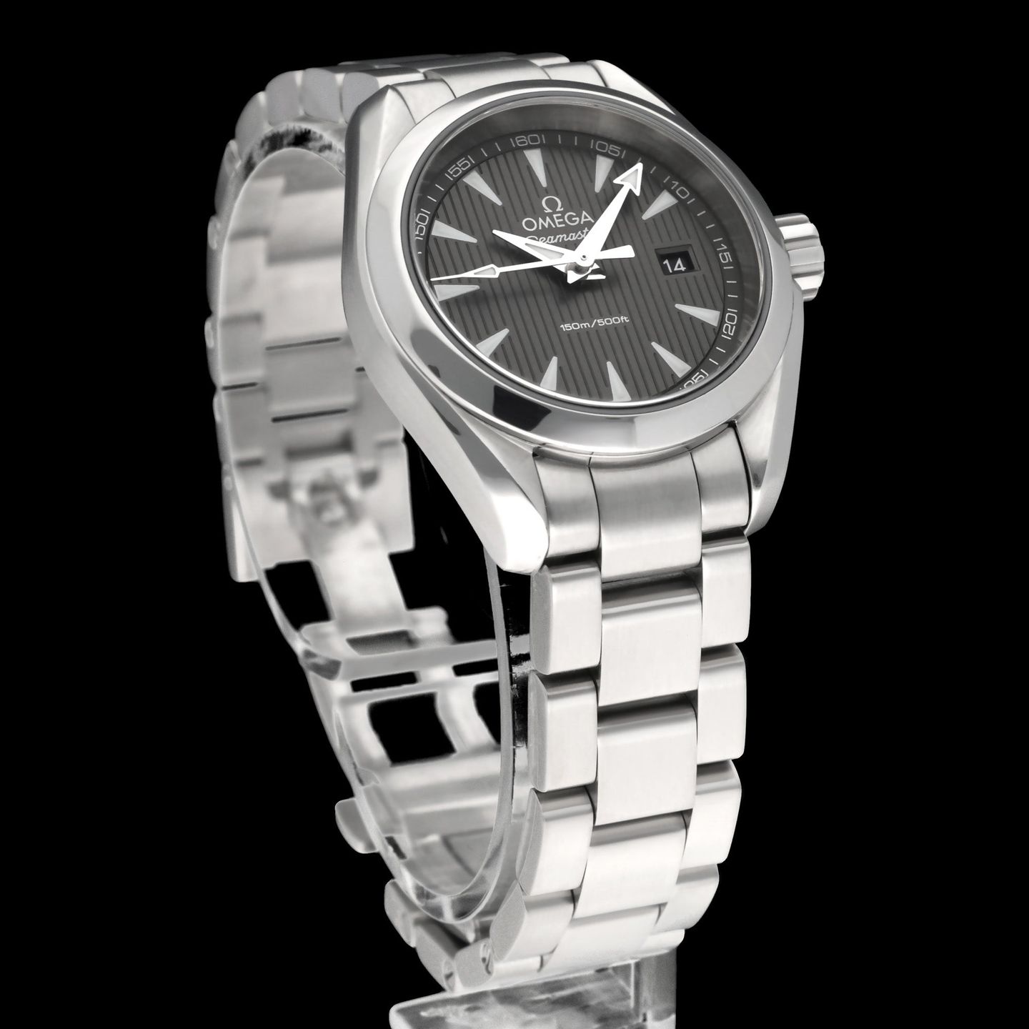 Omega Seamaster Aqua Terra 231.10.30.60.06.001 (2015) - Grey dial 30 mm Steel case (5/8)