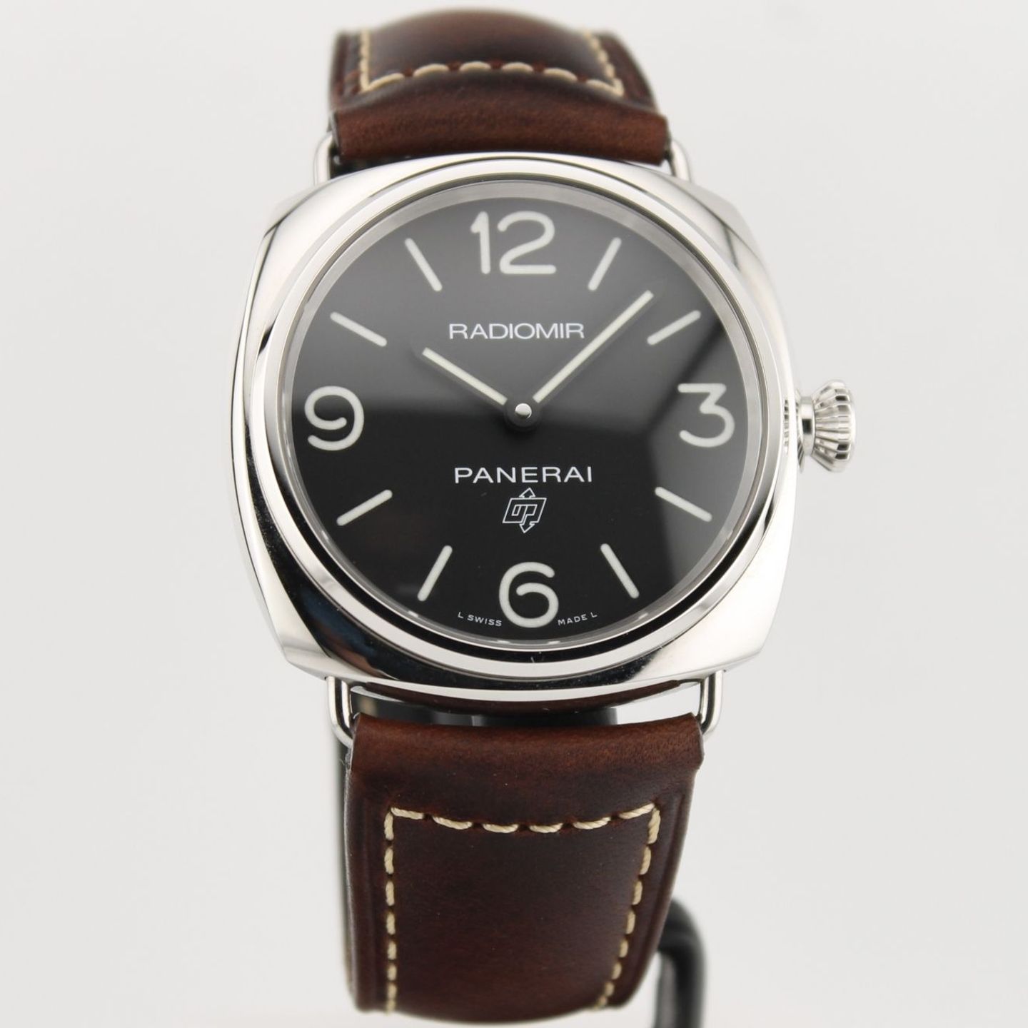 Panerai Radiomir PAM00753 (2021) - Zwart wijzerplaat 45mm Staal (1/8)