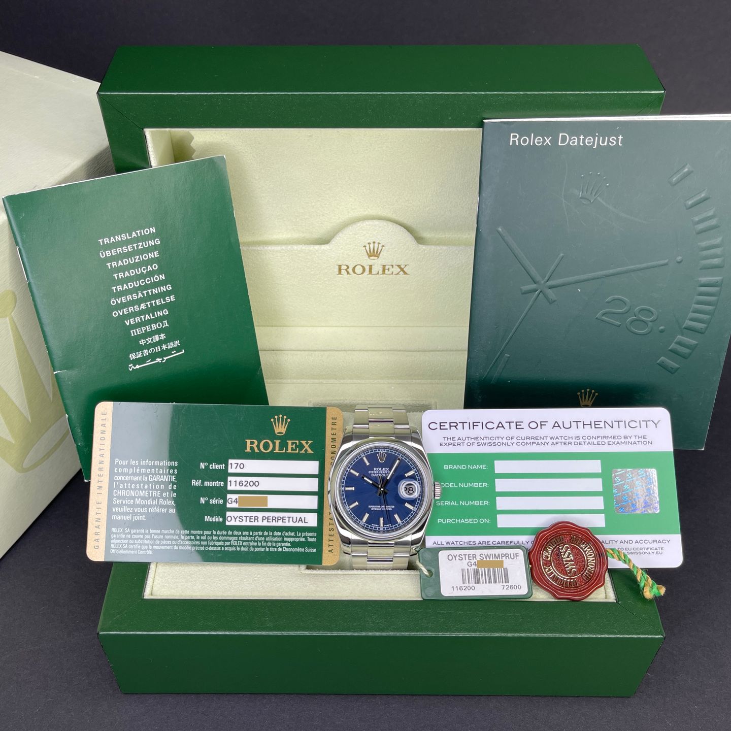 Rolex Datejust 36 116200 (2010) - 36mm Staal (2/7)