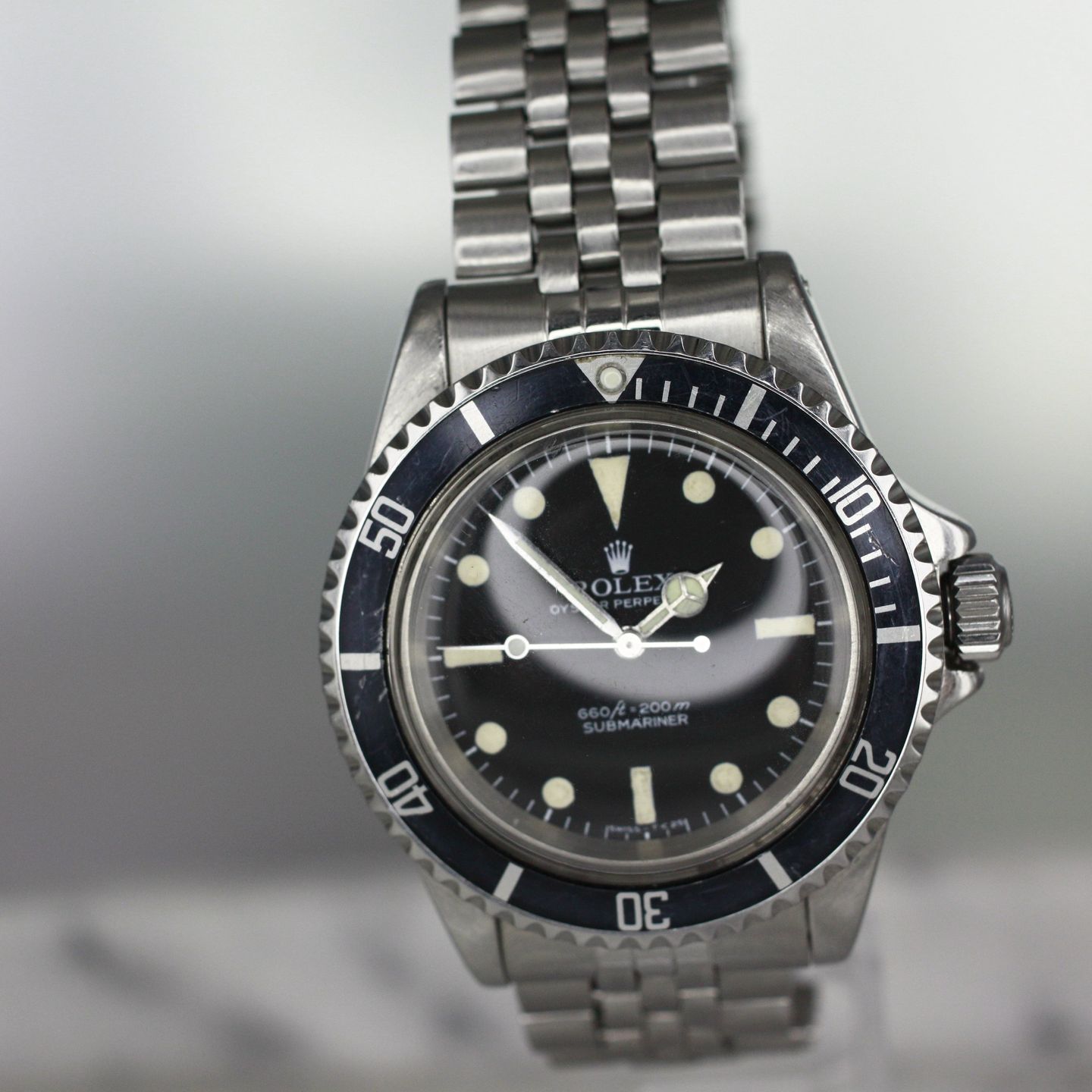 Rolex Submariner No Date 5513 (1970) - Zwart wijzerplaat 40mm Staal (2/8)