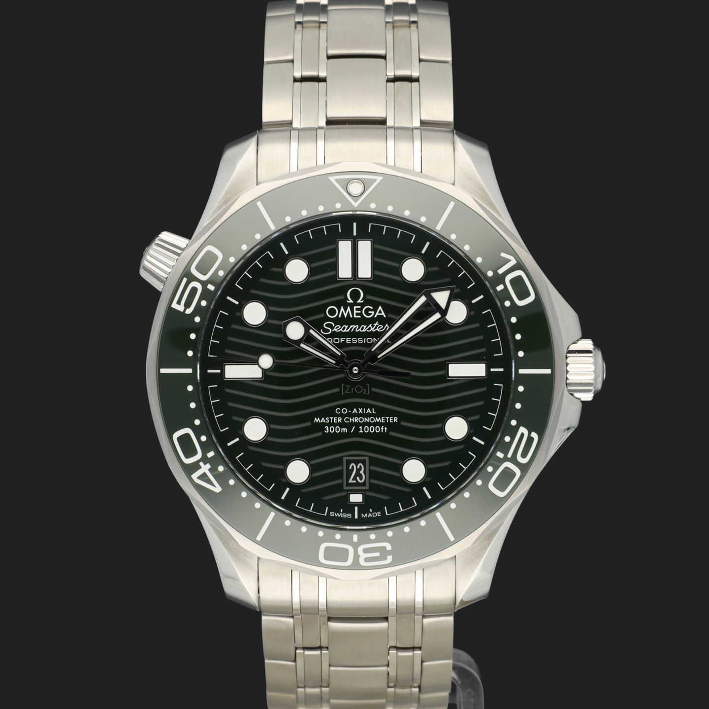 Omega Seamaster Diver 300 M 210.30.42.20.10.001 (2026) - Green dial 42 mm Steel case (3/8)