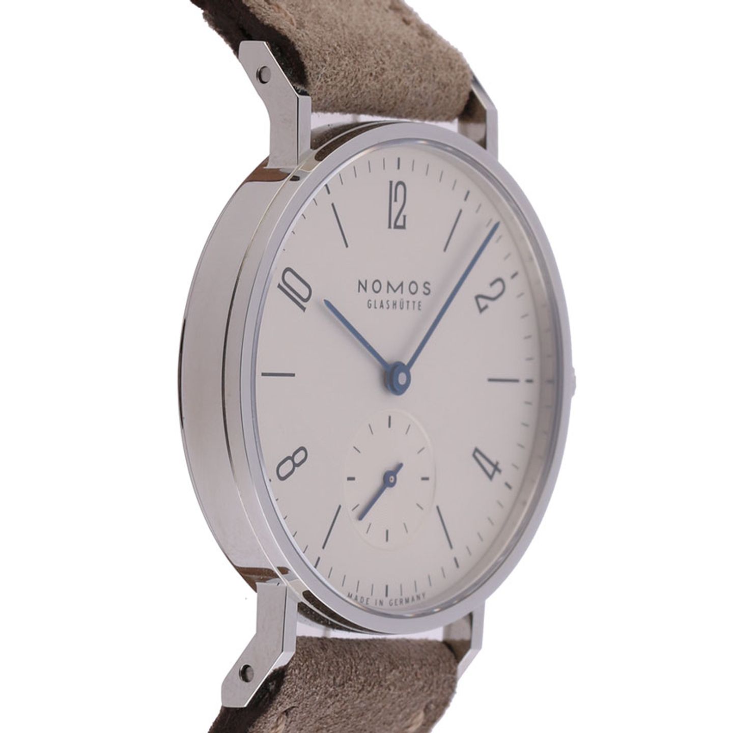 NOMOS Tangente 33 123 (2025) - Wit wijzerplaat 33mm Staal (5/7)