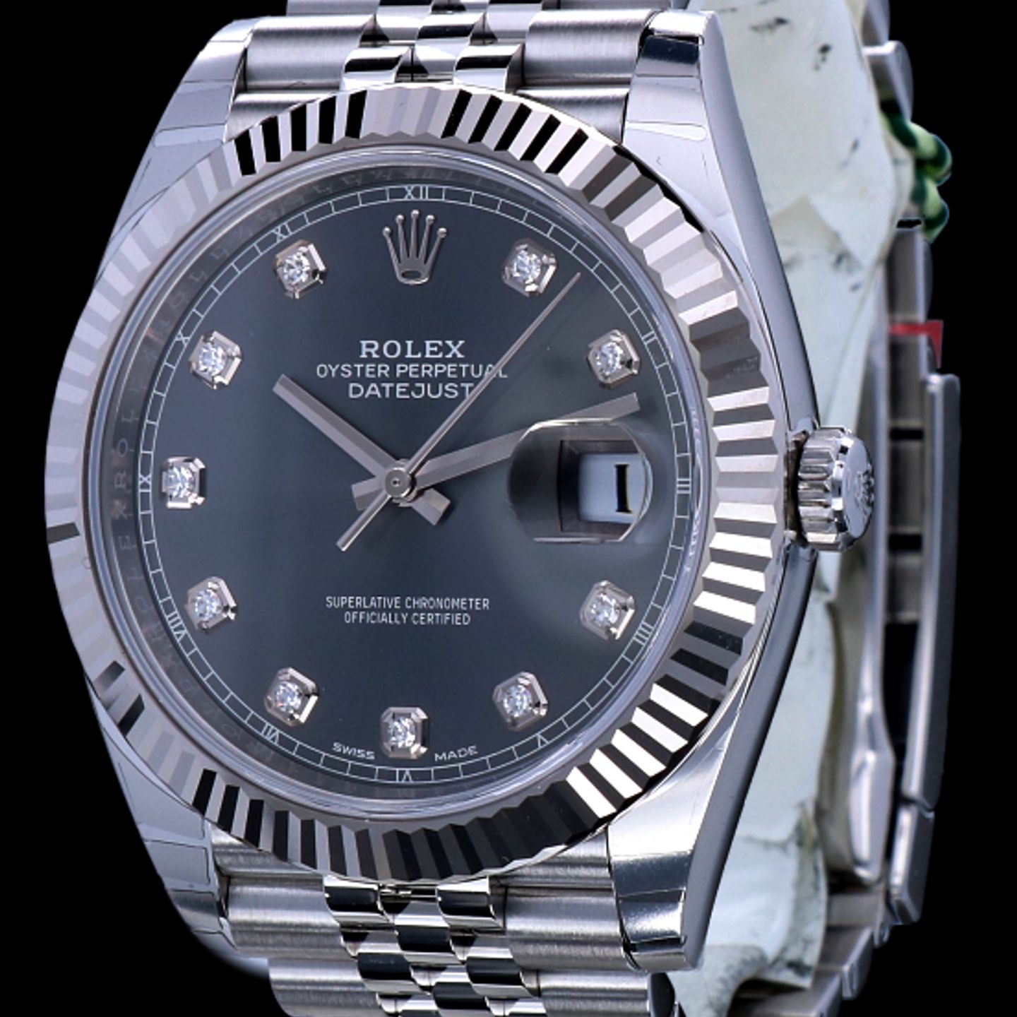 Rolex Datejust 41 126334 (2023) - Grijs wijzerplaat 41mm Staal (2/8)