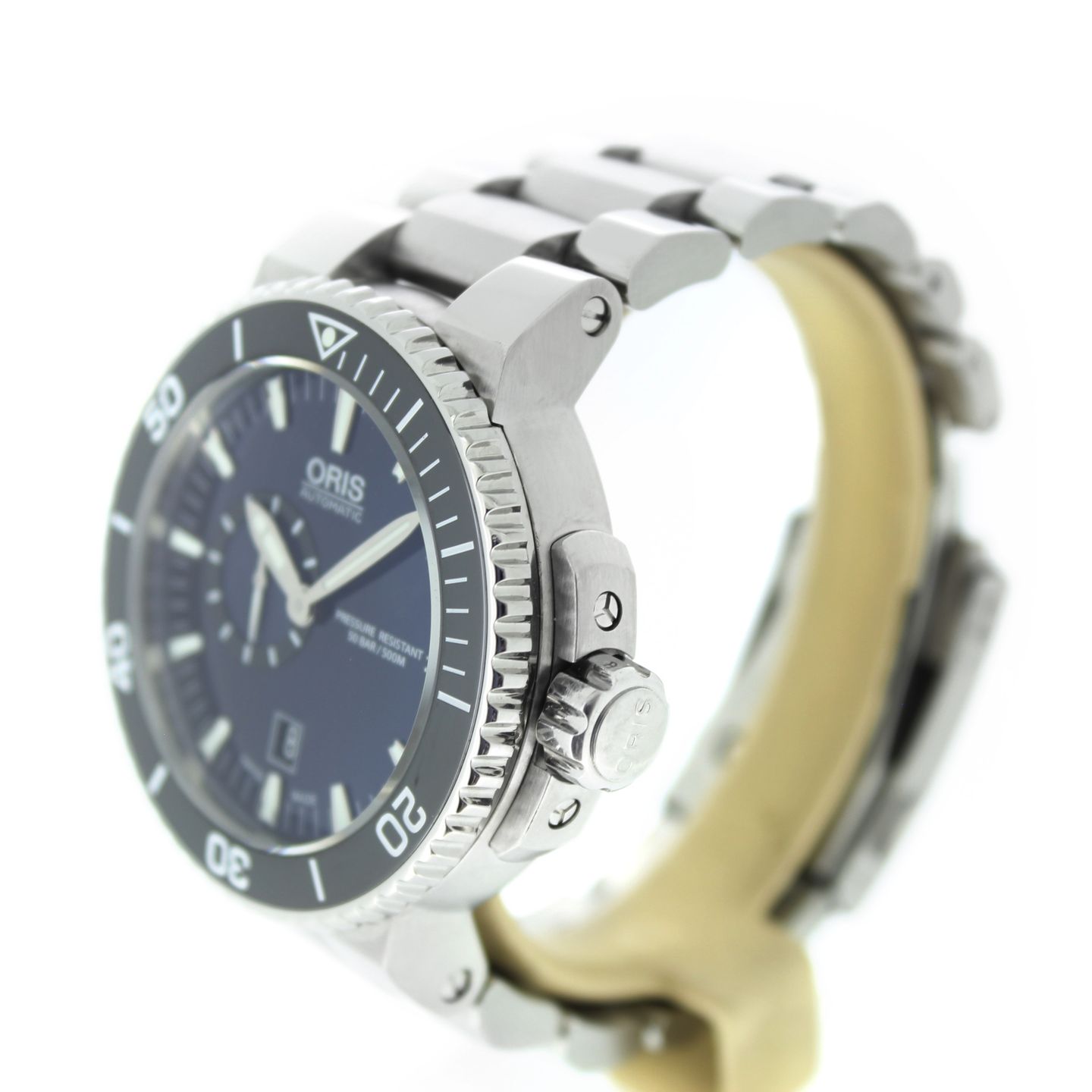 Oris Aquis Small Second 01 743 7673 4135-07 8 26 01PEB (2020) - Blue dial 46 mm Steel case (6/6)