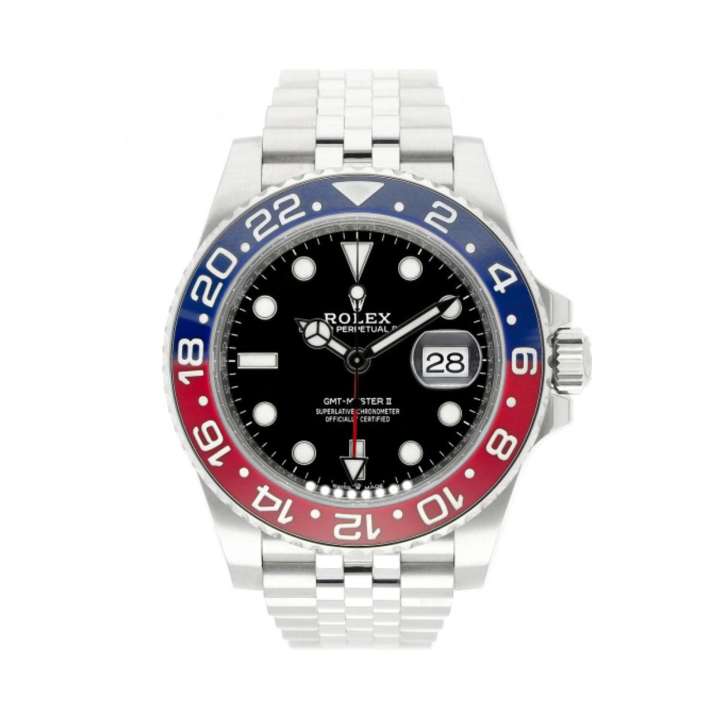 Rolex GMT-Master II 126710BLRO (2022) - Zwart wijzerplaat 40mm Staal (1/5)