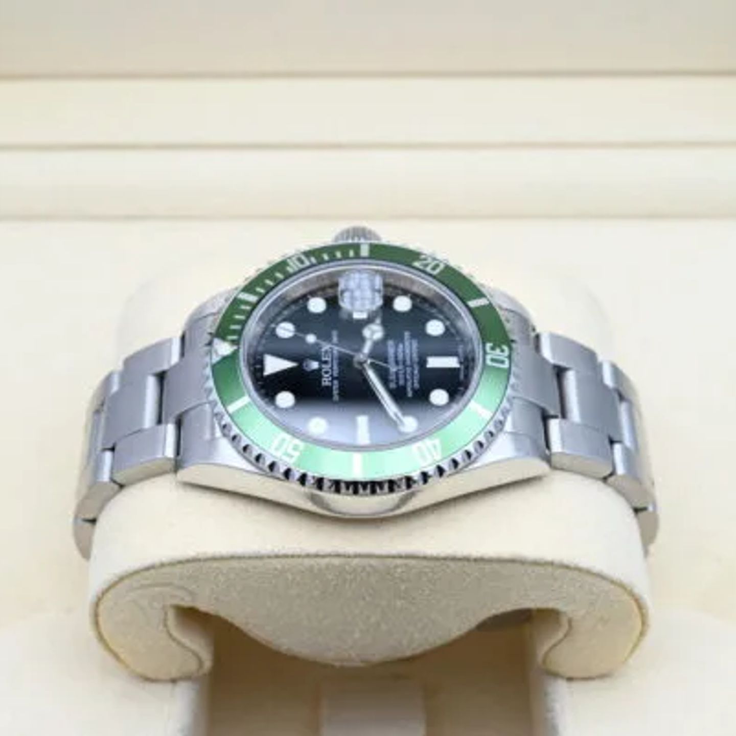 Rolex Submariner Date 16610LV (2009) - Zwart wijzerplaat 40mm Staal (2/6)