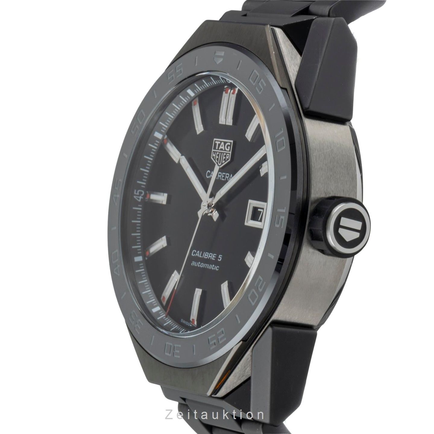 TAG Heuer Carrera Calibre HEUER 01 CAR201AA.BA0714 (2019) - White dial 43 mm Steel case (5/8)