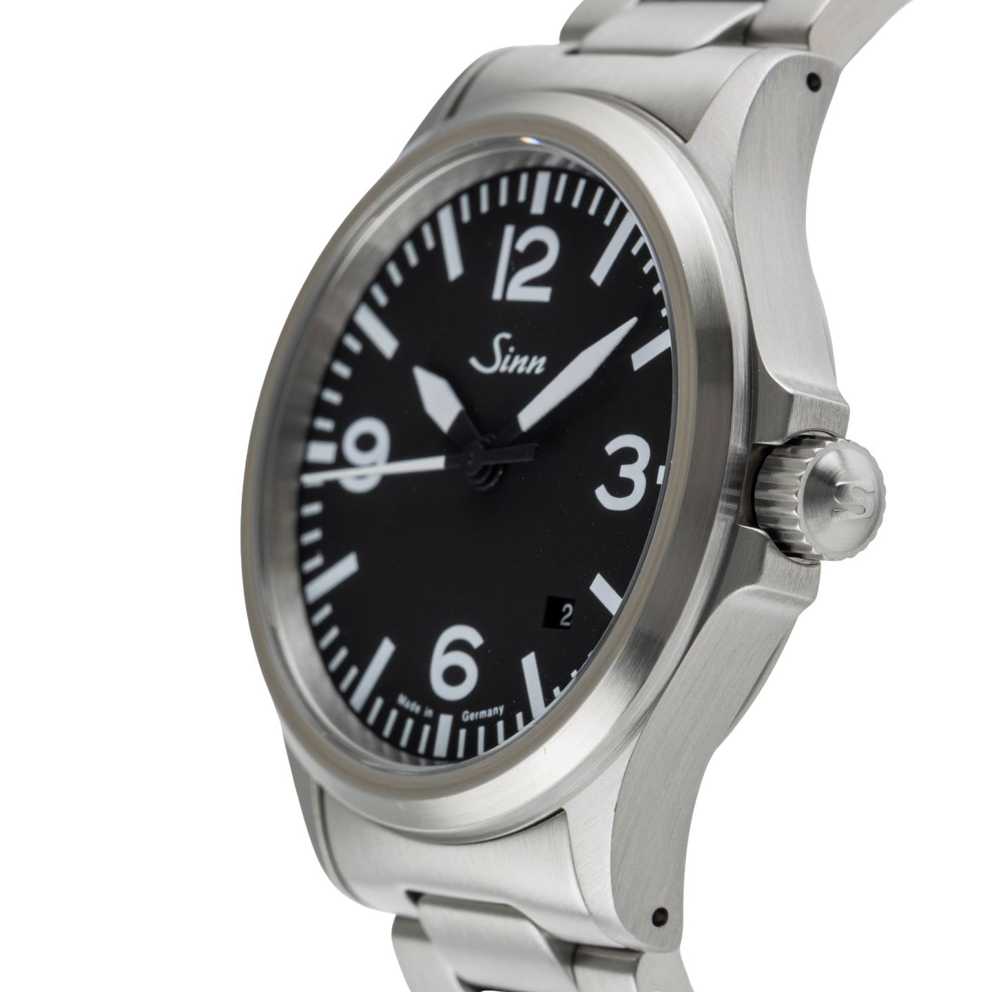 Sinn 556 556.A (Unknown (random serial)) - Black dial 39 mm Steel case (6/8)