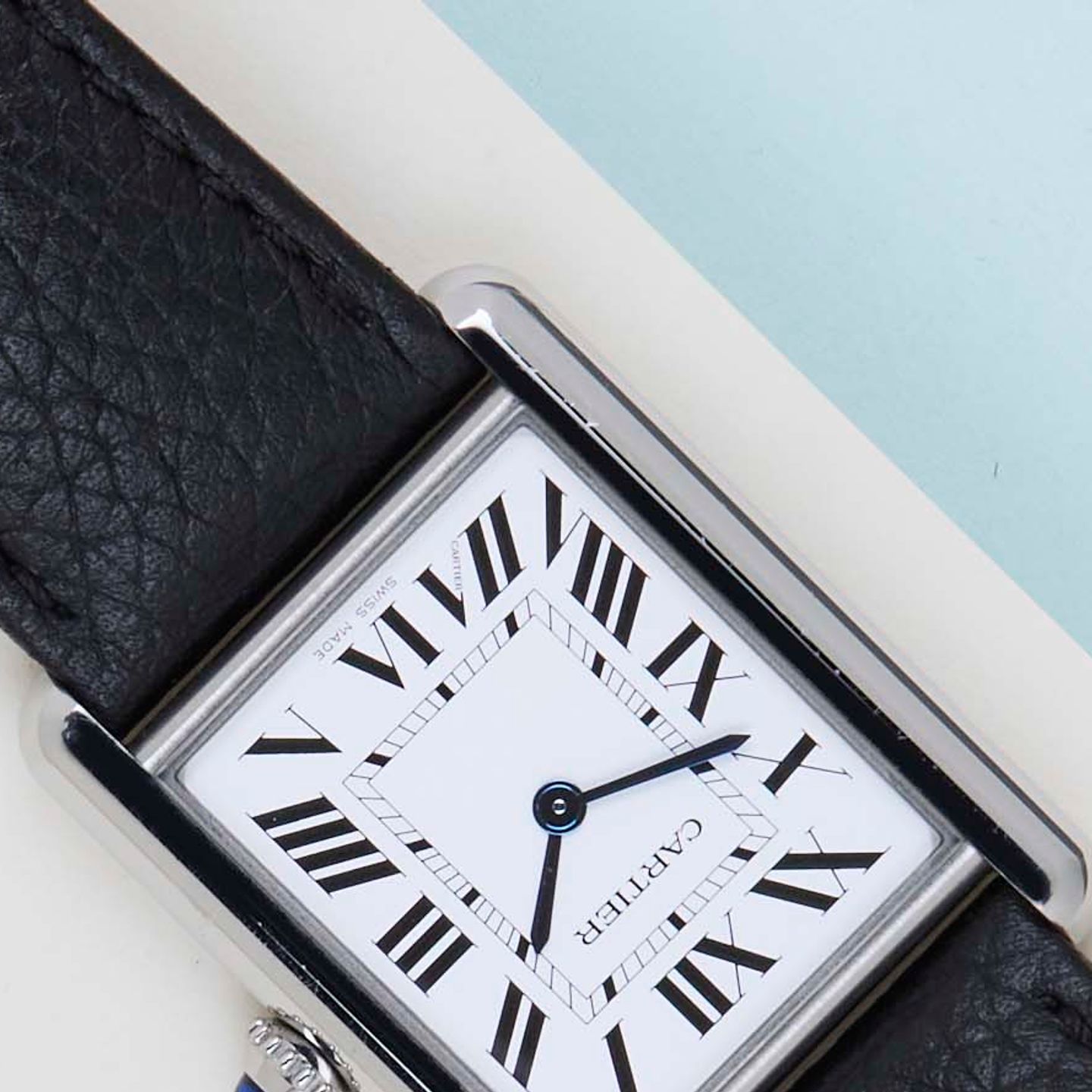 Cartier Tank WSTA0041 (2023) - Wit wijzerplaat 34mm Staal (4/8)