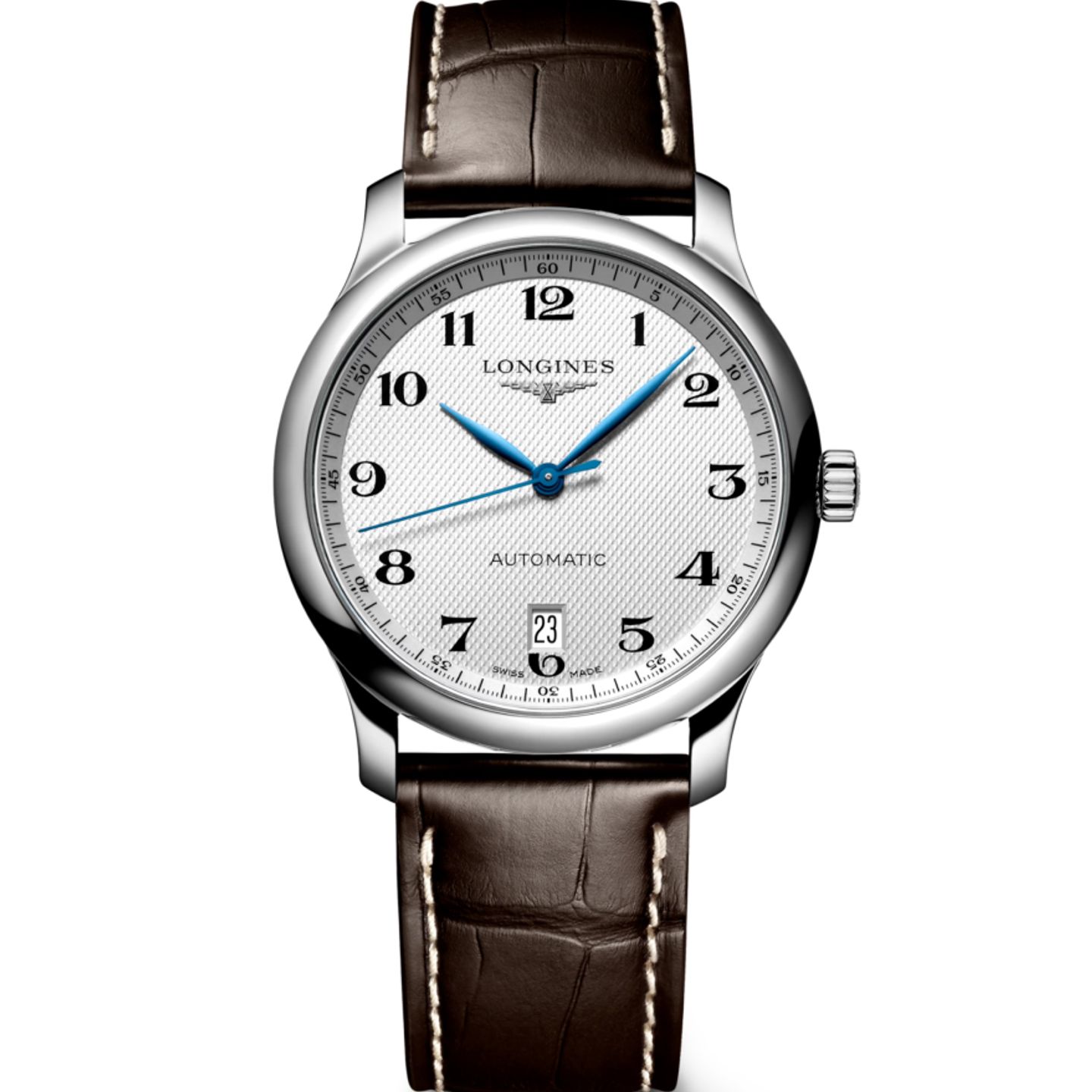 Longines Master Collection L2.628.4.78.3 (2024) - Zilver wijzerplaat 38mm Staal (1/8)