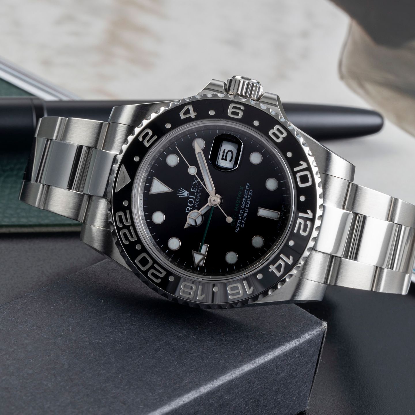 Rolex GMT-Master II 116710LN (Unknown (random serial)) - Black dial 40 mm Steel case (2/8)