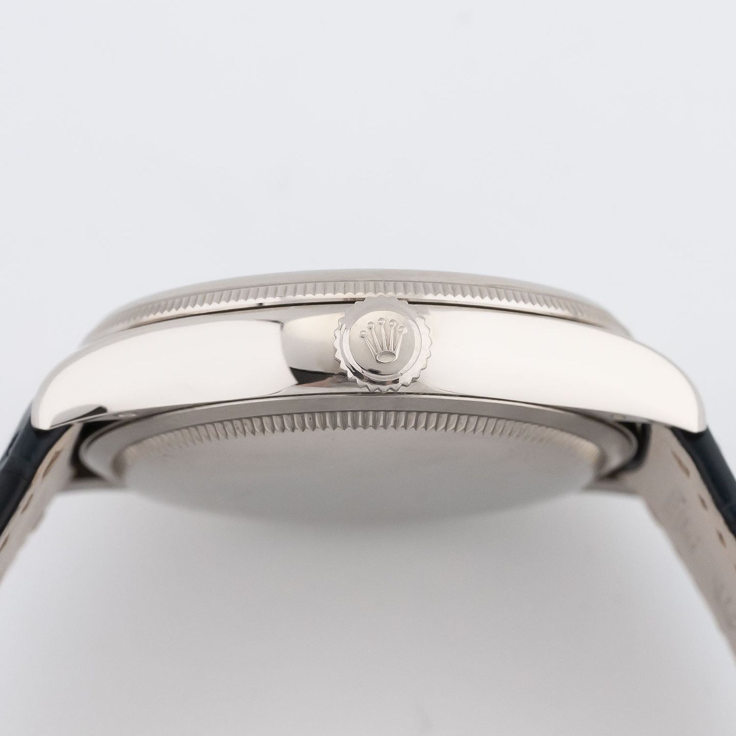 Rolex Cellini Date 50519 (Unknown (random serial)) - Blue dial 39 mm White Gold case (3/5)