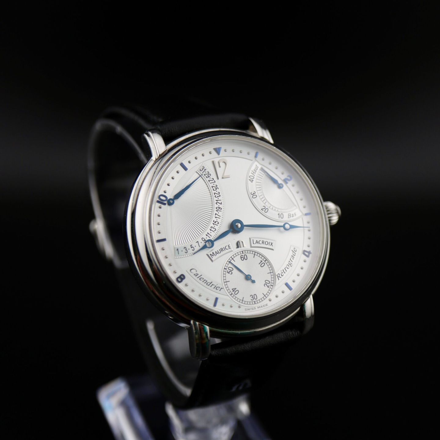 Maurice Lacroix Masterpiece Maurice Lacroix masterpiece mp7068 (Unknown (random serial)) - White dial 45 mm Steel case (2/5)