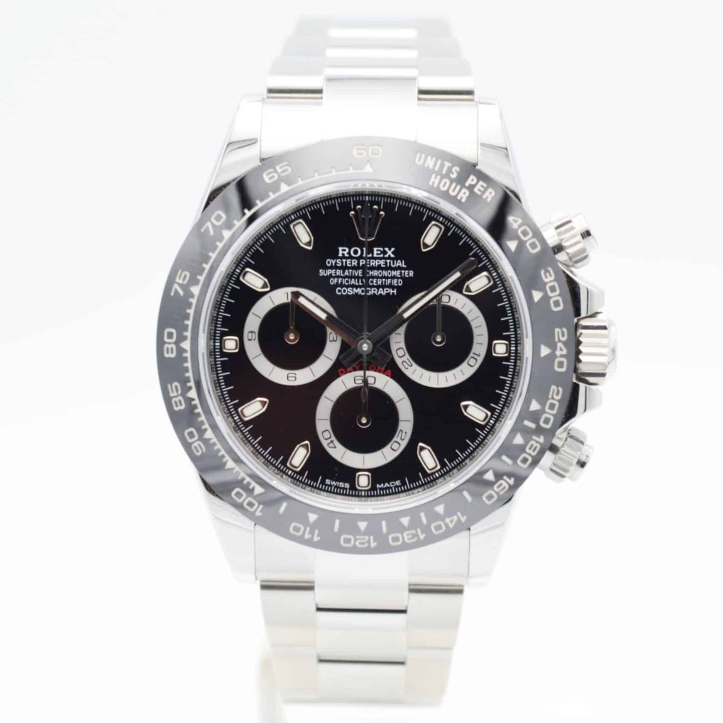 Rolex Daytona 116500LN (2023) - Zwart wijzerplaat 40mm Staal (1/7)