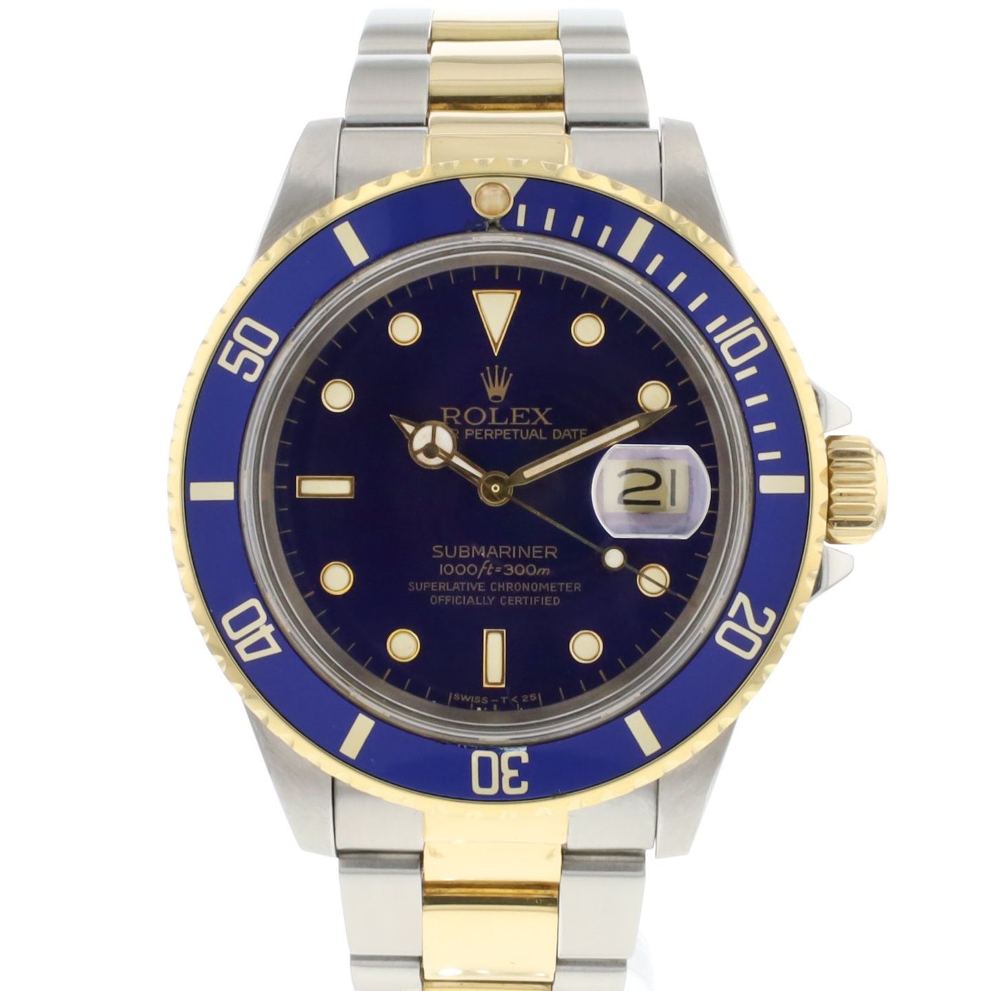 Rolex Submariner Date 16803 (1988) - 40 mm Gold/Steel case (1/5)