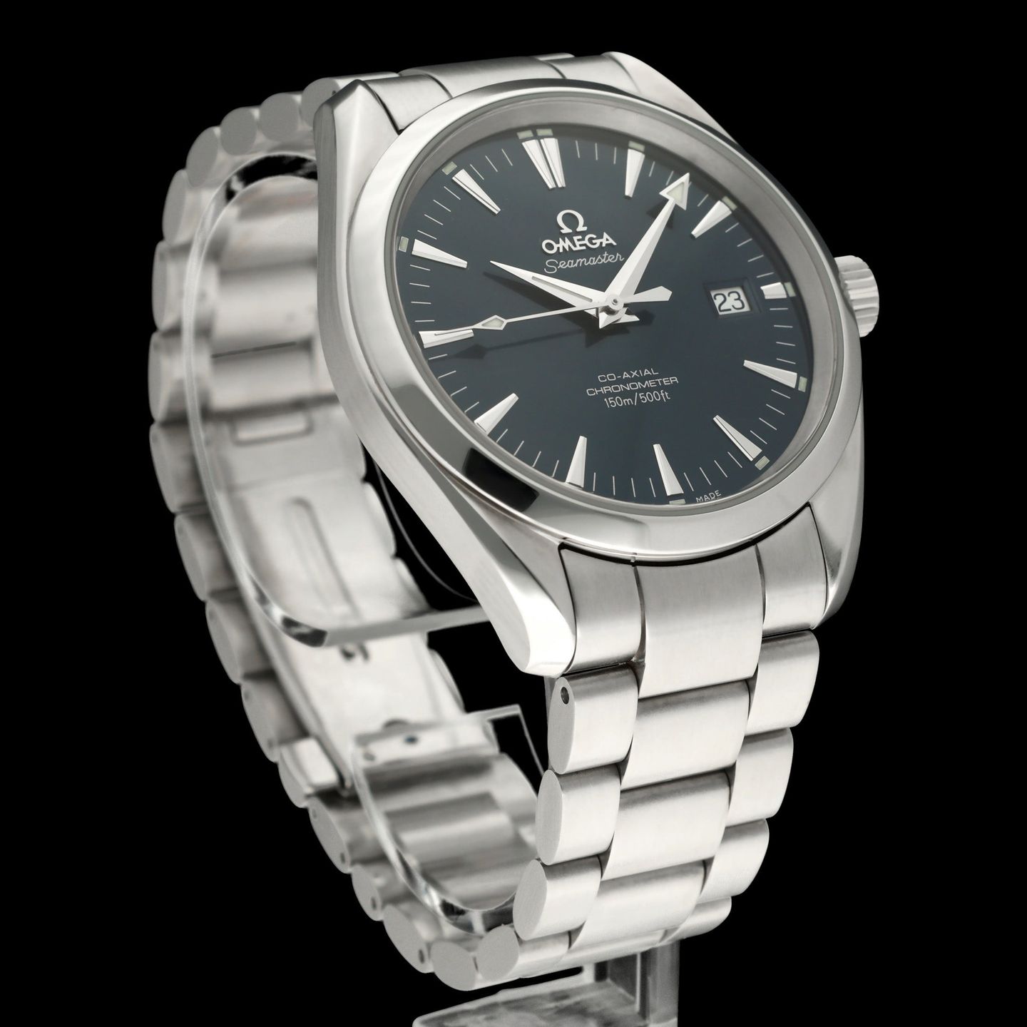 Omega Seamaster Aqua Terra 2503.80.00 (2006) - Blue dial 39 mm Steel case (6/8)