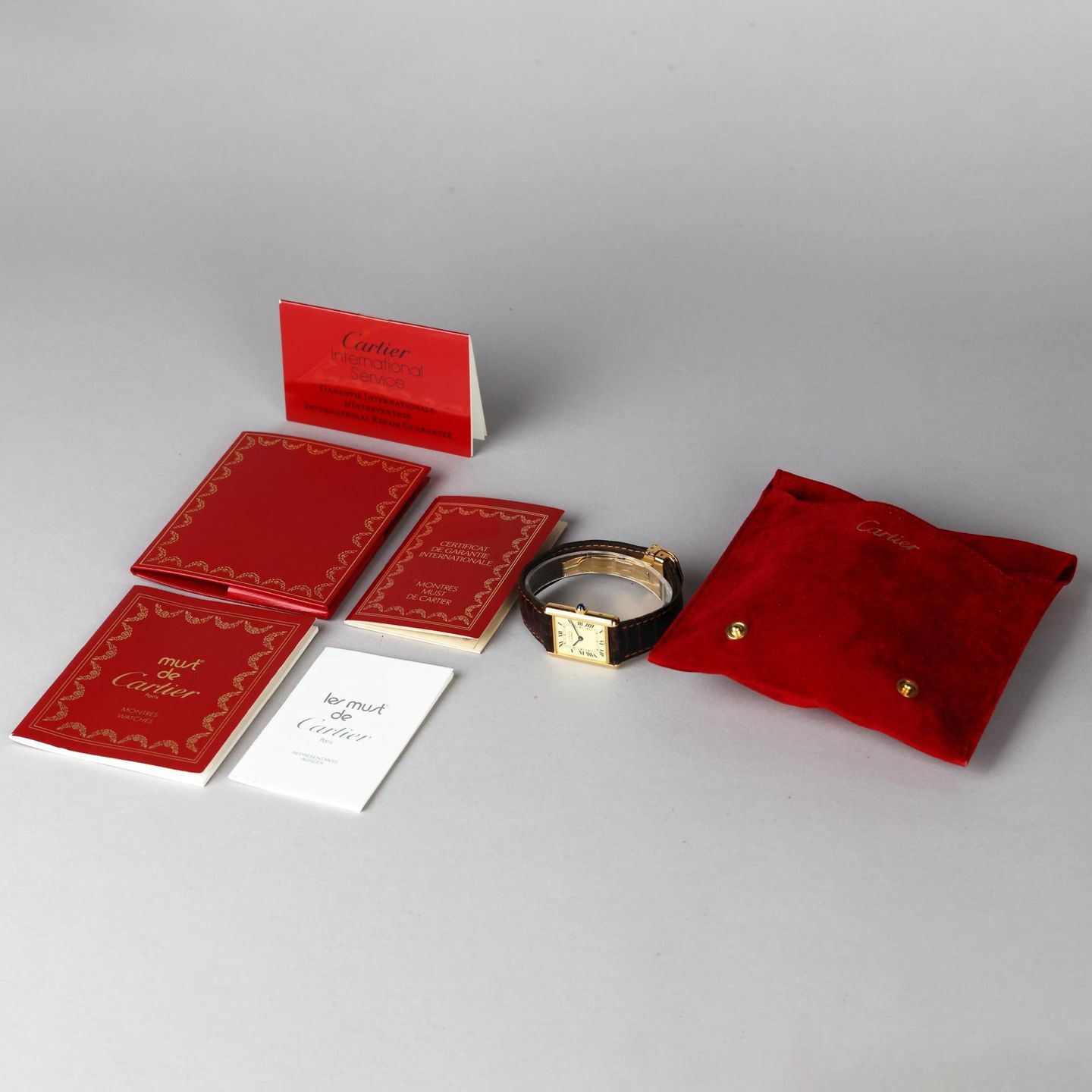 Cartier Tank 1615 (1997) - 23 mm Silver case (8/8)