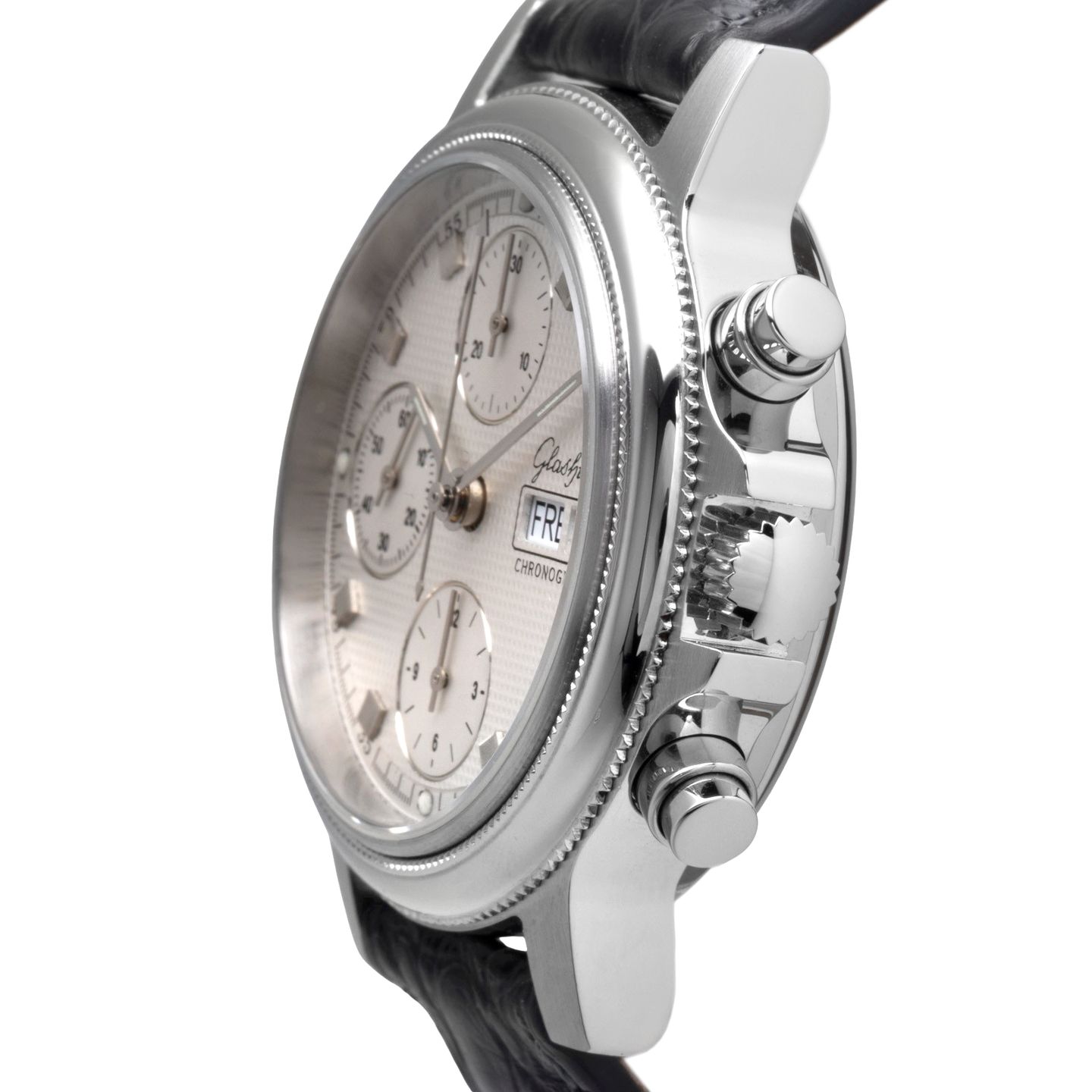 Glashütte Original Unknown unknown (2002) - Zilver wijzerplaat 38mm Staal (6/8)