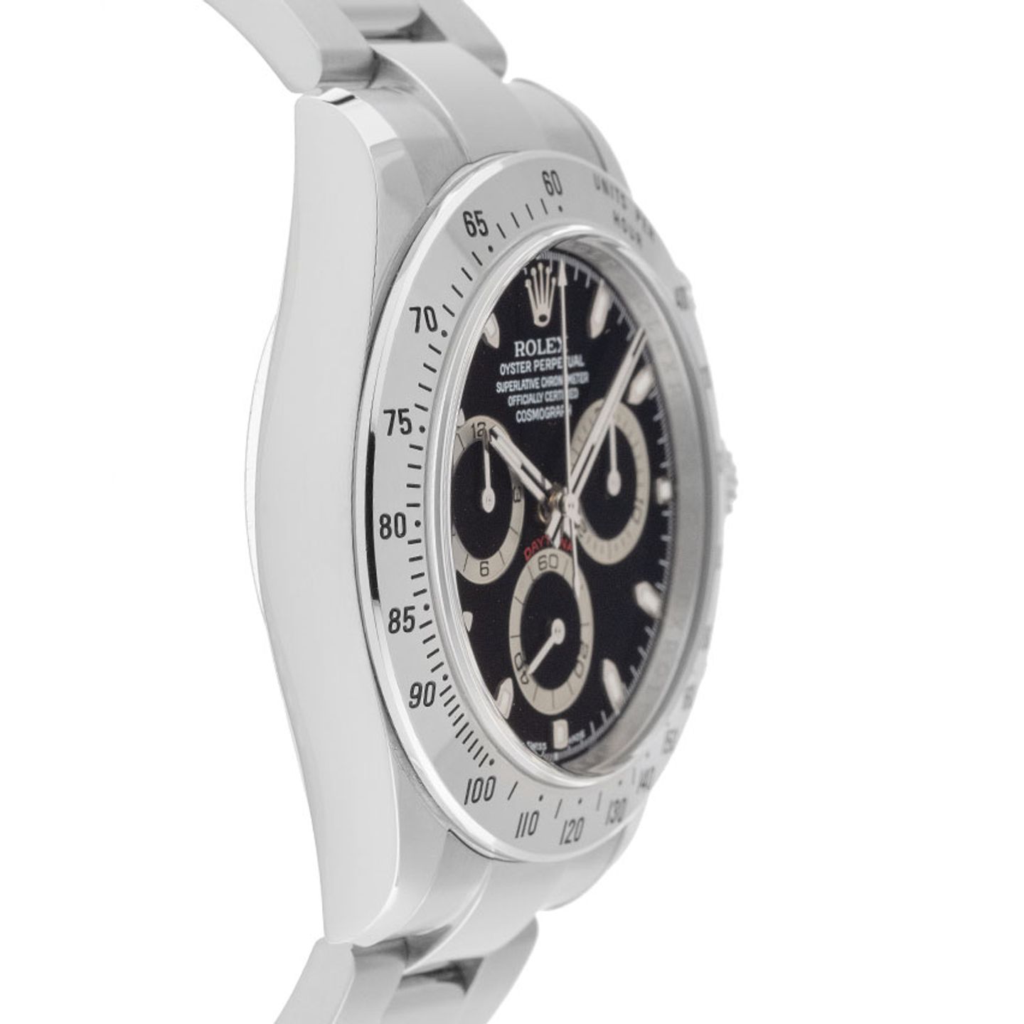 Rolex Daytona 116520 (2015) - Zwart wijzerplaat 40mm Staal (4/7)