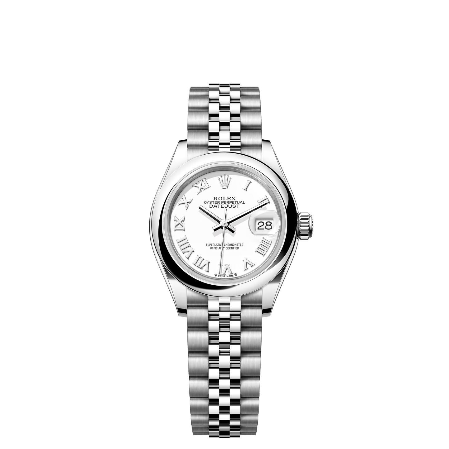 Rolex Lady-Datejust 279160 (2024) - White dial 28 mm Steel case (1/1)