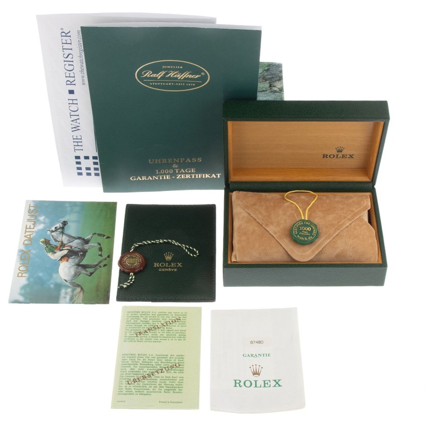 Rolex Oyster Perpetual 31 67480 (1998) - Blauw wijzerplaat 31mm Staal (2/8)