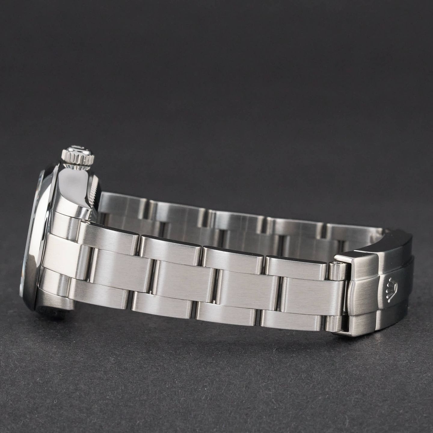 Rolex Oyster Perpetual 26 176200 (2014) - Black dial 26 mm Steel case (5/8)