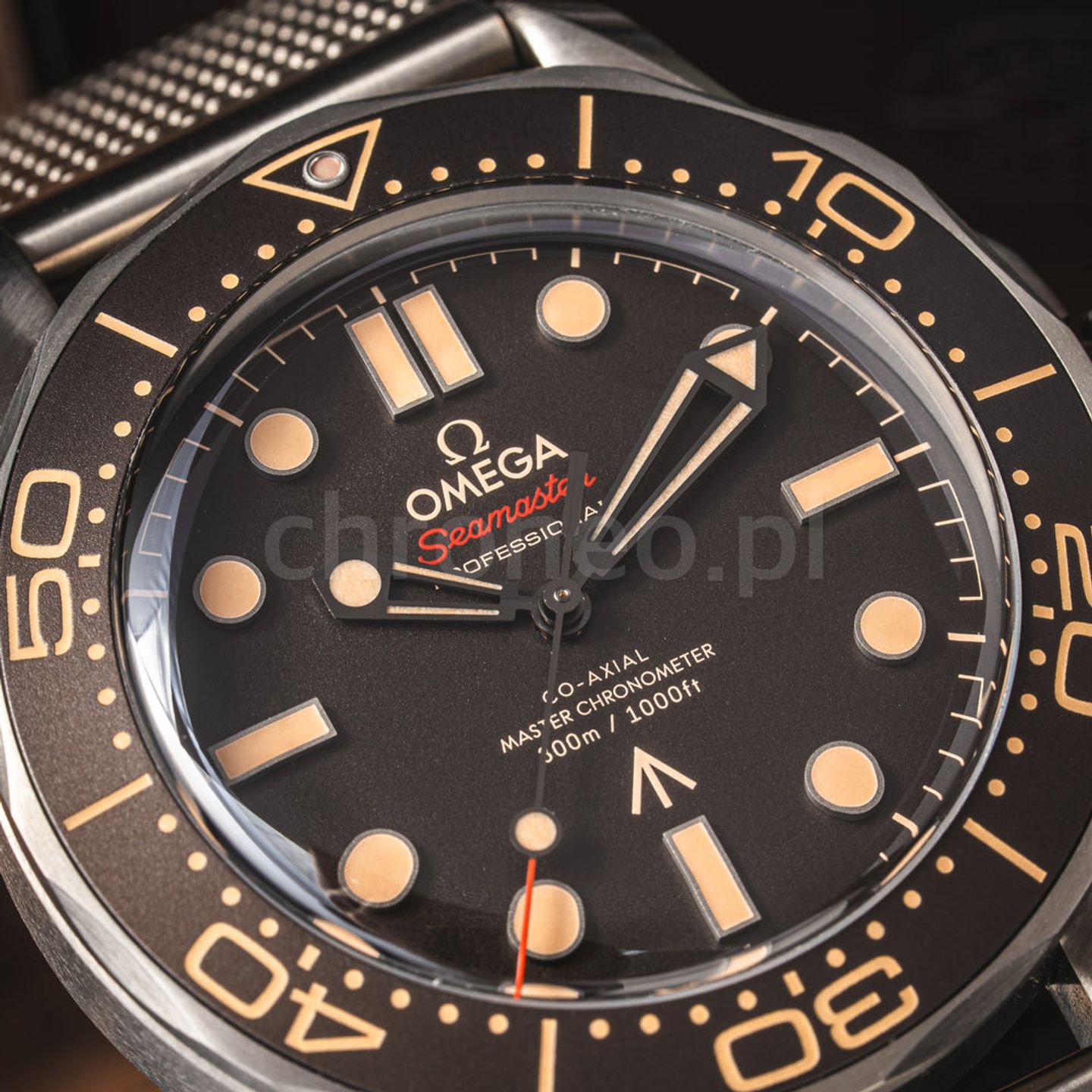 Omega Seamaster Diver 300 M 210.90.42.20.01.001 (2025) - Bruin wijzerplaat 42mm Titanium (2/8)