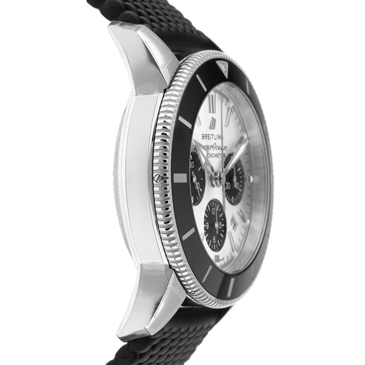 Breitling Superocean Heritage II Chronograph AB0162121G1S1 (2025) - Silver dial 44 mm Steel case (5/7)