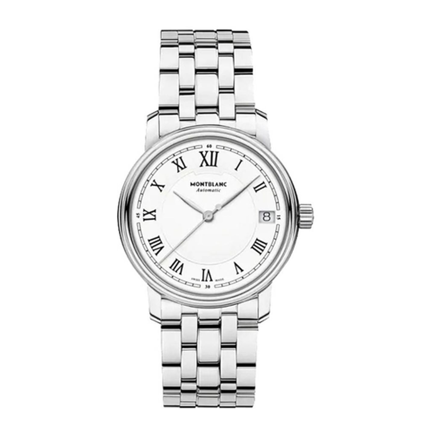 Montblanc Tradition 124783 (2022) - Silver dial 32 mm Steel case (1/8)