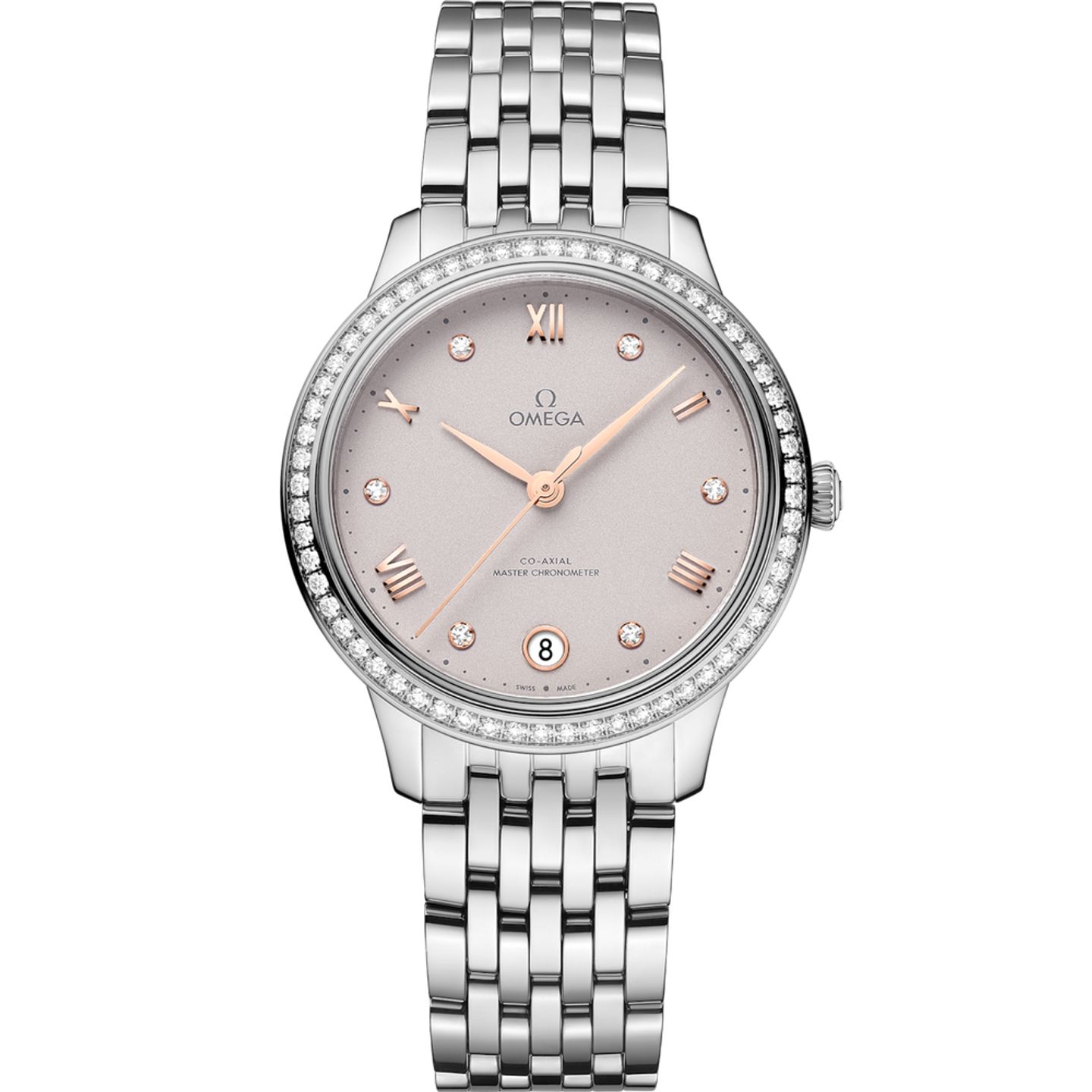 Omega De Ville Prestige 434.15.34.20.52.002 (2025) - Roze wijzerplaat 34mm Staal (1/1)