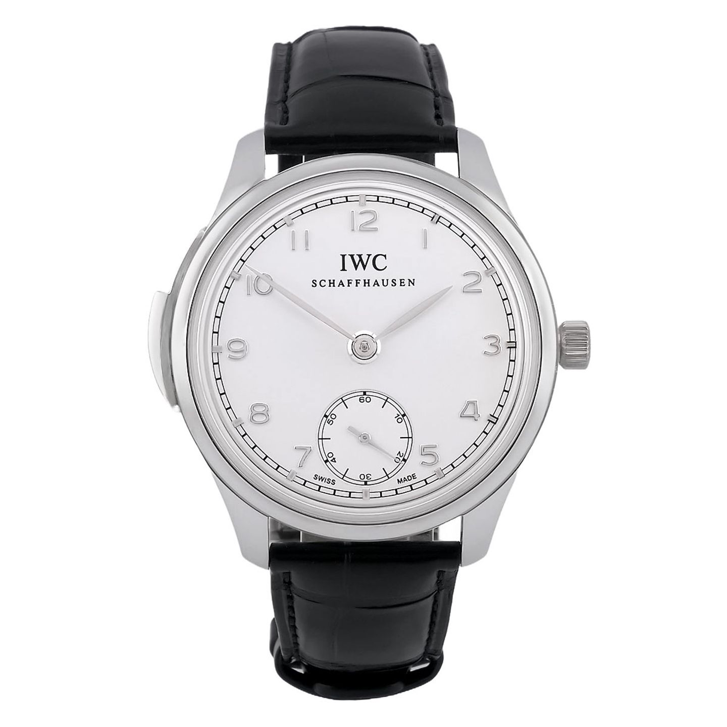 IWC Portuguese Minute Repeater IW544906 (Unknown (random serial)) - Silver dial 44 mm Platinum case (1/8)