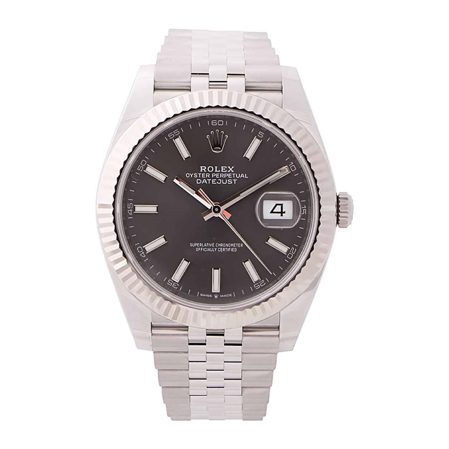 Rolex Datejust 41 126334 (2024) - Grijs wijzerplaat 41mm Staal (1/4)