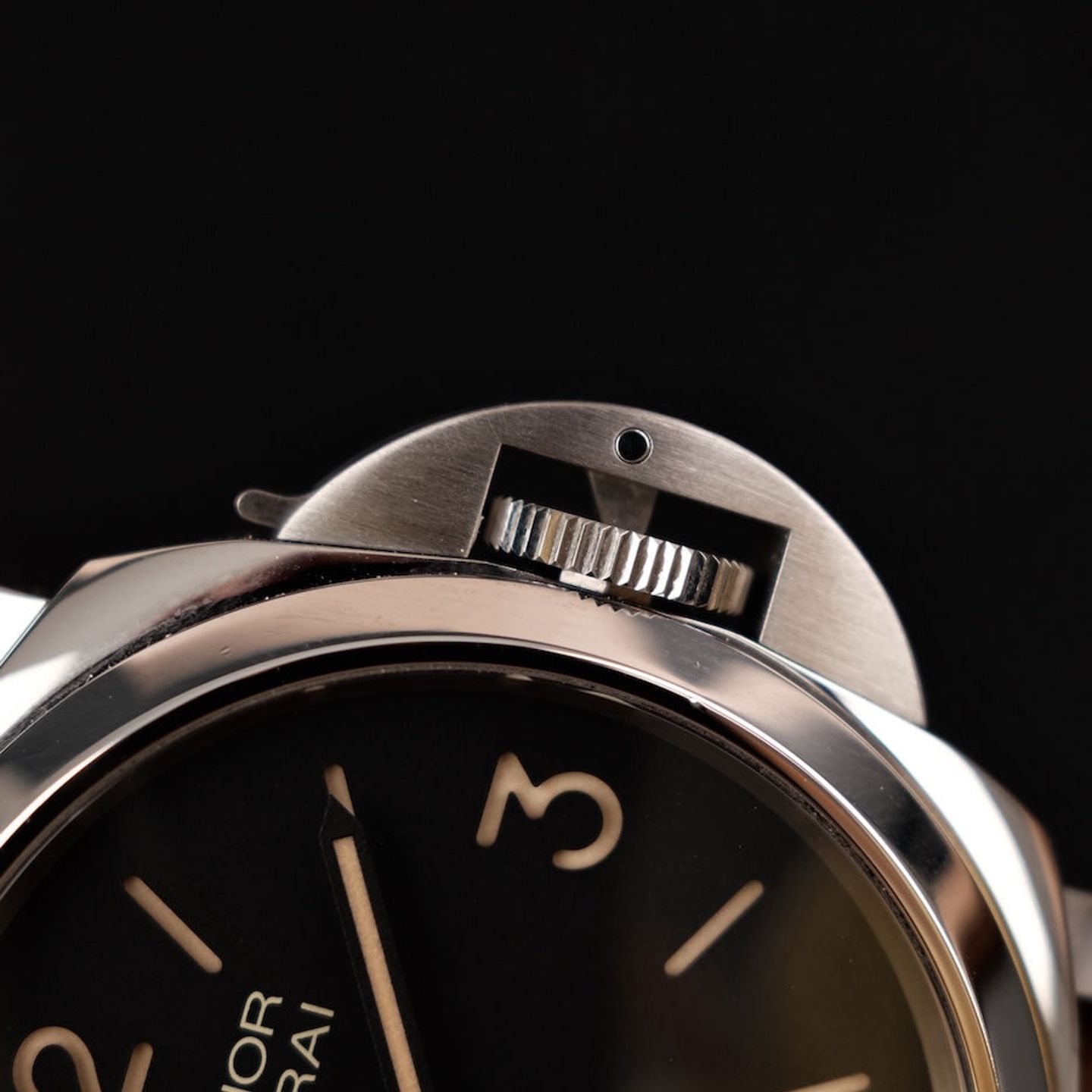 Panerai Luminor Base 8 Days PAM00914 (2021) - Zwart wijzerplaat 44mm Staal (8/8)