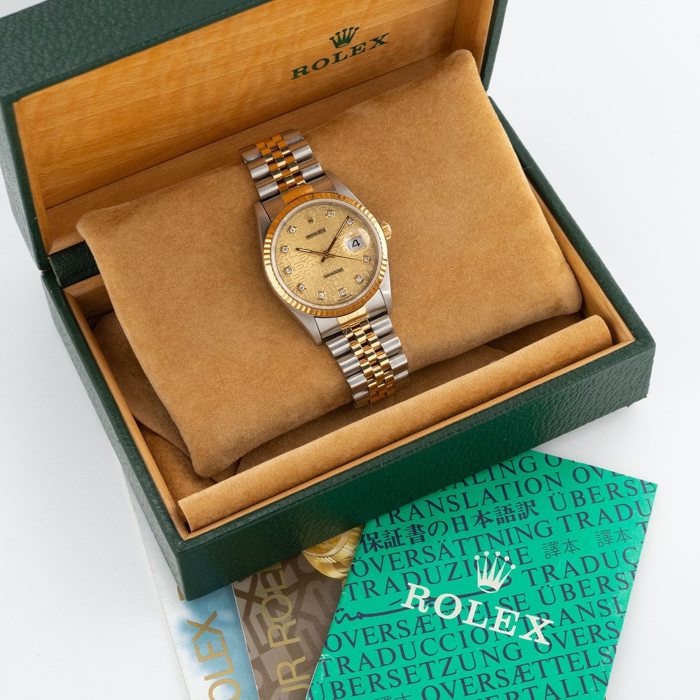 Rolex Datejust 36 16233 (1995) - 36mm Goud/Staal (7/7)