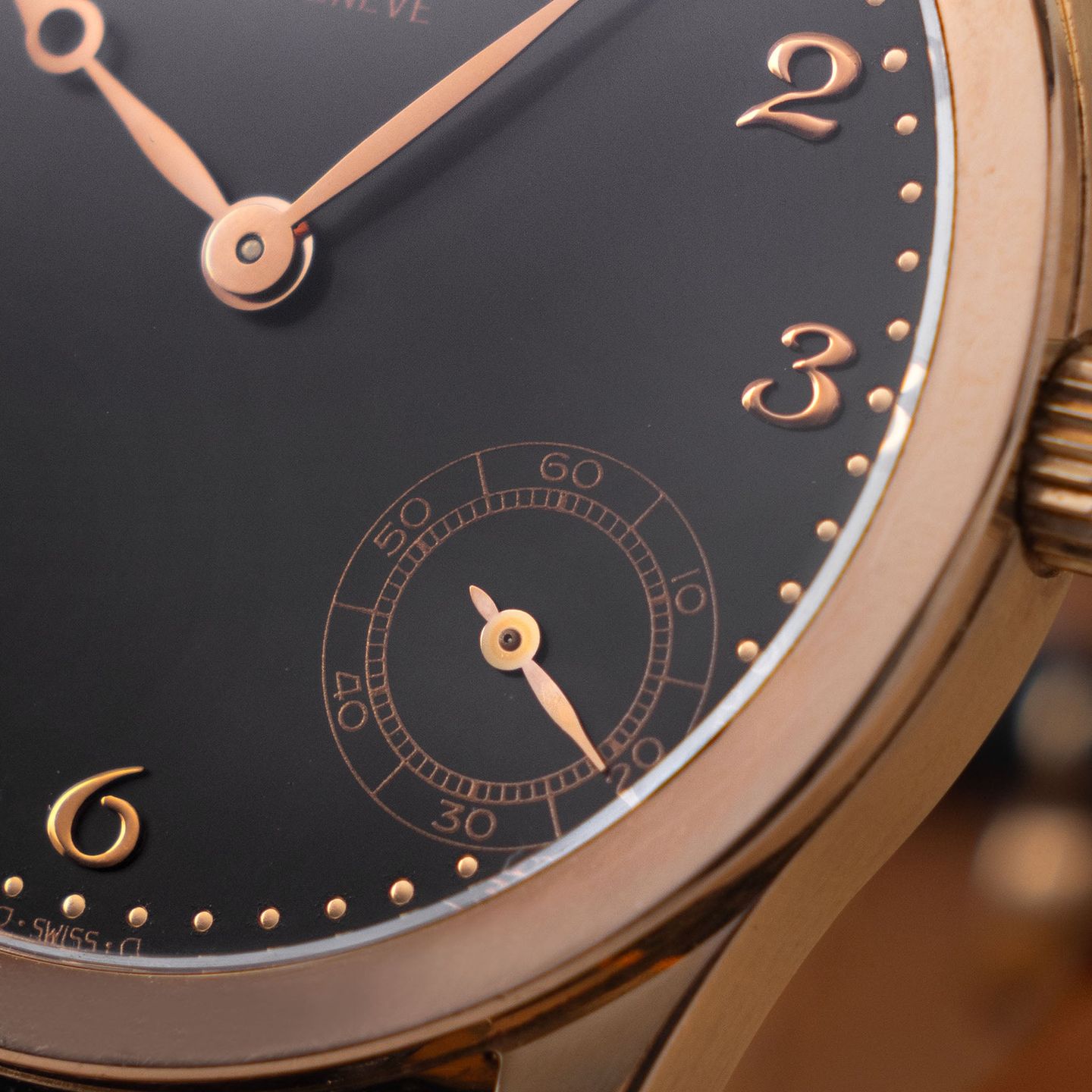 Patek Philippe Calatrava 5026R (Unknown (random serial)) - Black dial 34 mm Rose Gold case (3/8)