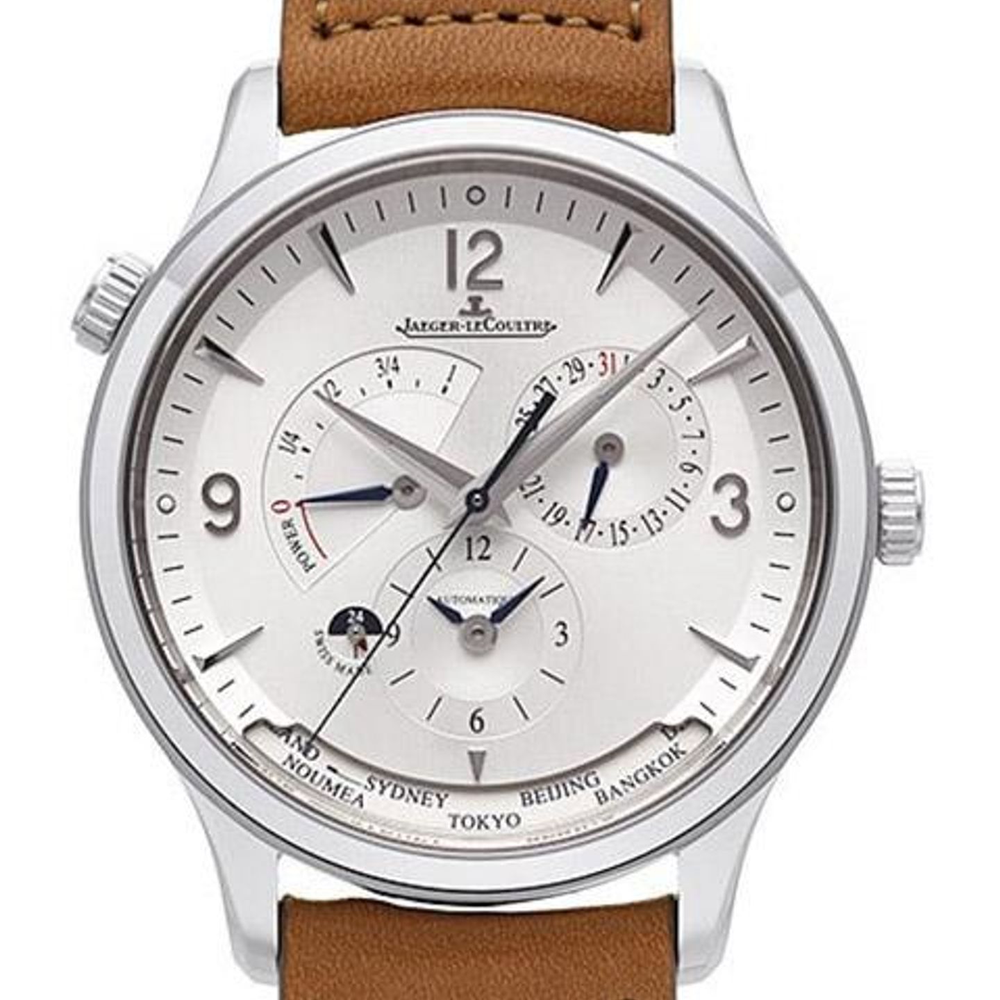Jaeger-LeCoultre Master Geographic 4128420 (2023) - Silver dial 40 mm Steel case (1/2)