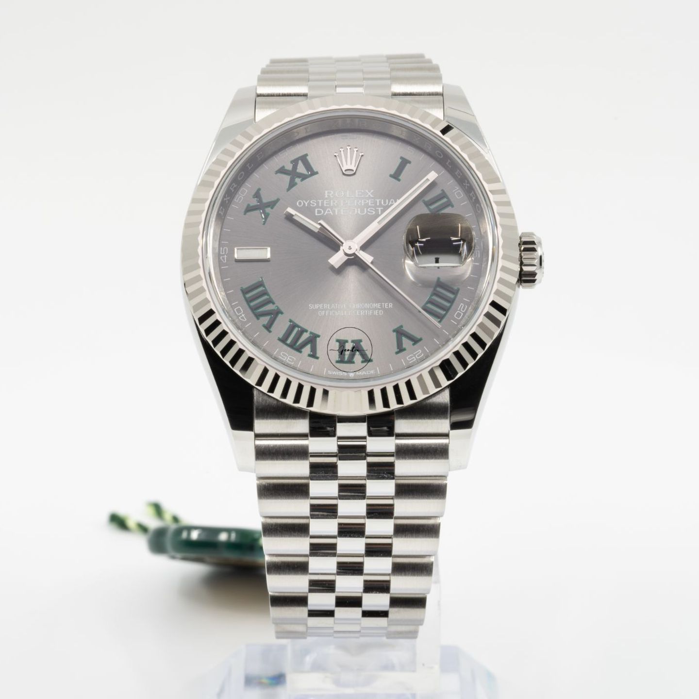 Rolex Datejust 36 126234 (2022) - Grey dial 36 mm Steel case (3/8)