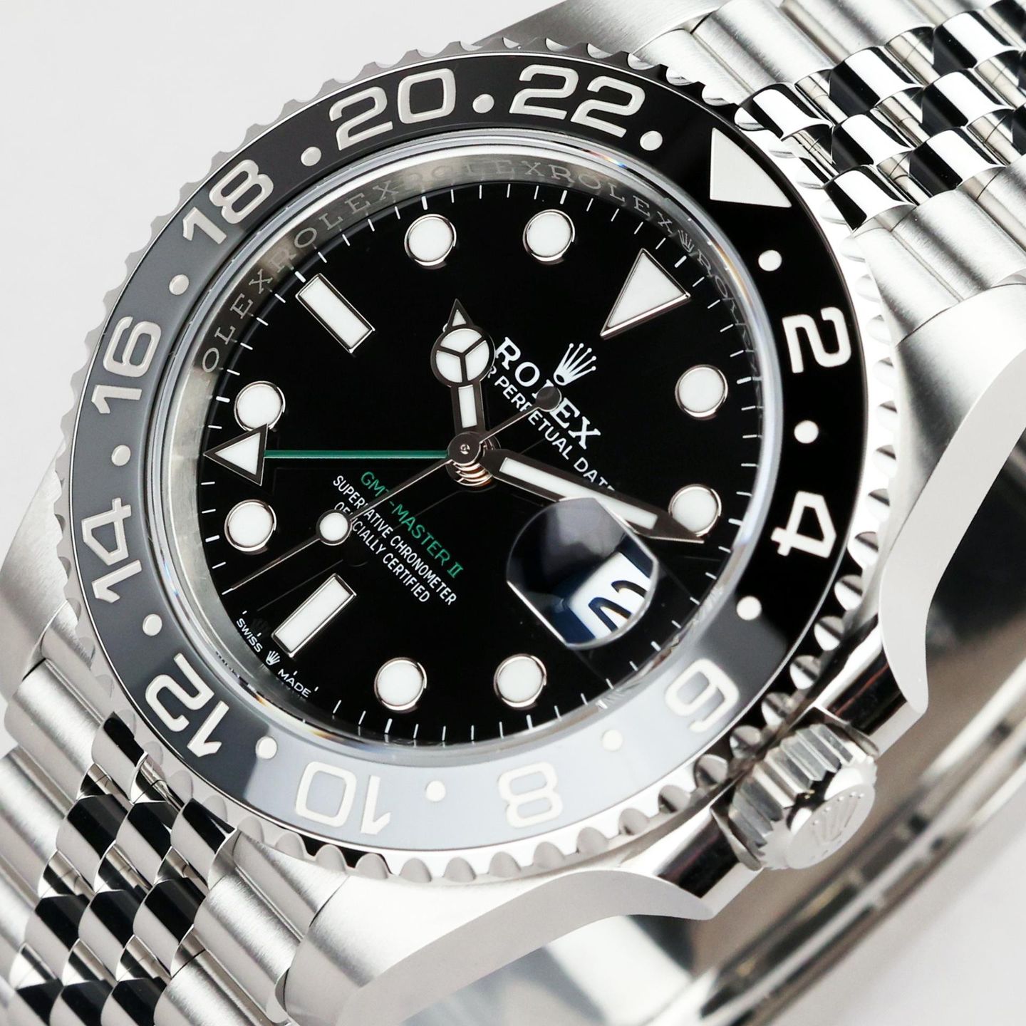 Rolex GMT-Master II 126710GRNR (2026) - Zwart wijzerplaat 40mm Staal (5/8)