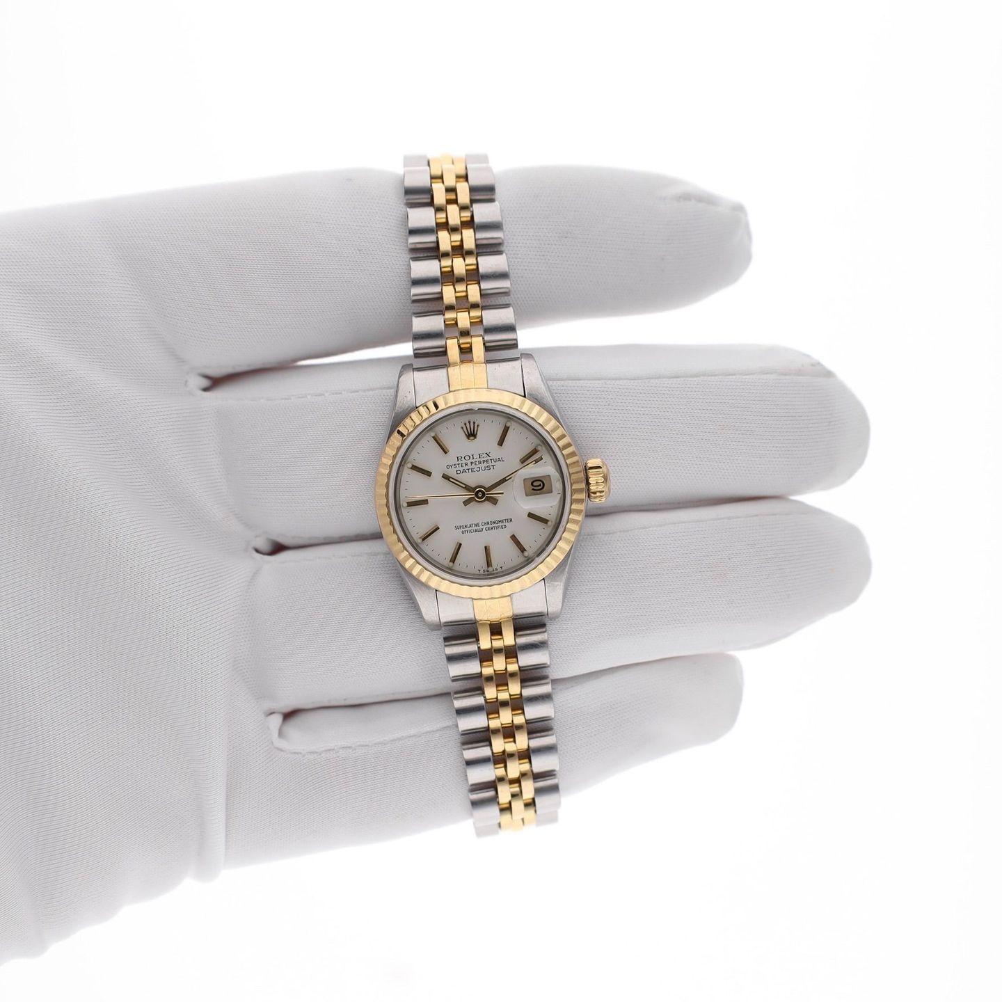 Rolex Lady-Datejust 69173 (1986) - 26 mm Gold/Steel case (7/8)