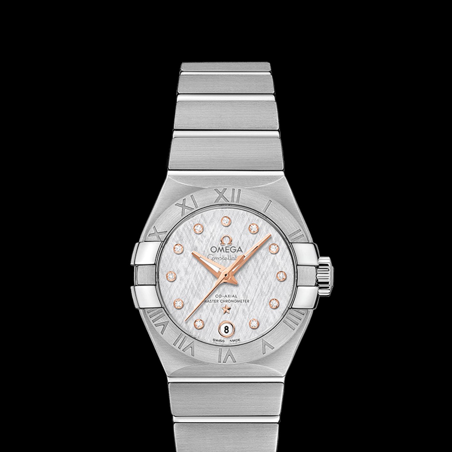 Omega Constellation Ladies 127.10.27.20.52.001 (Unknown (random serial)) - Silver dial 27 mm Steel case (1/3)