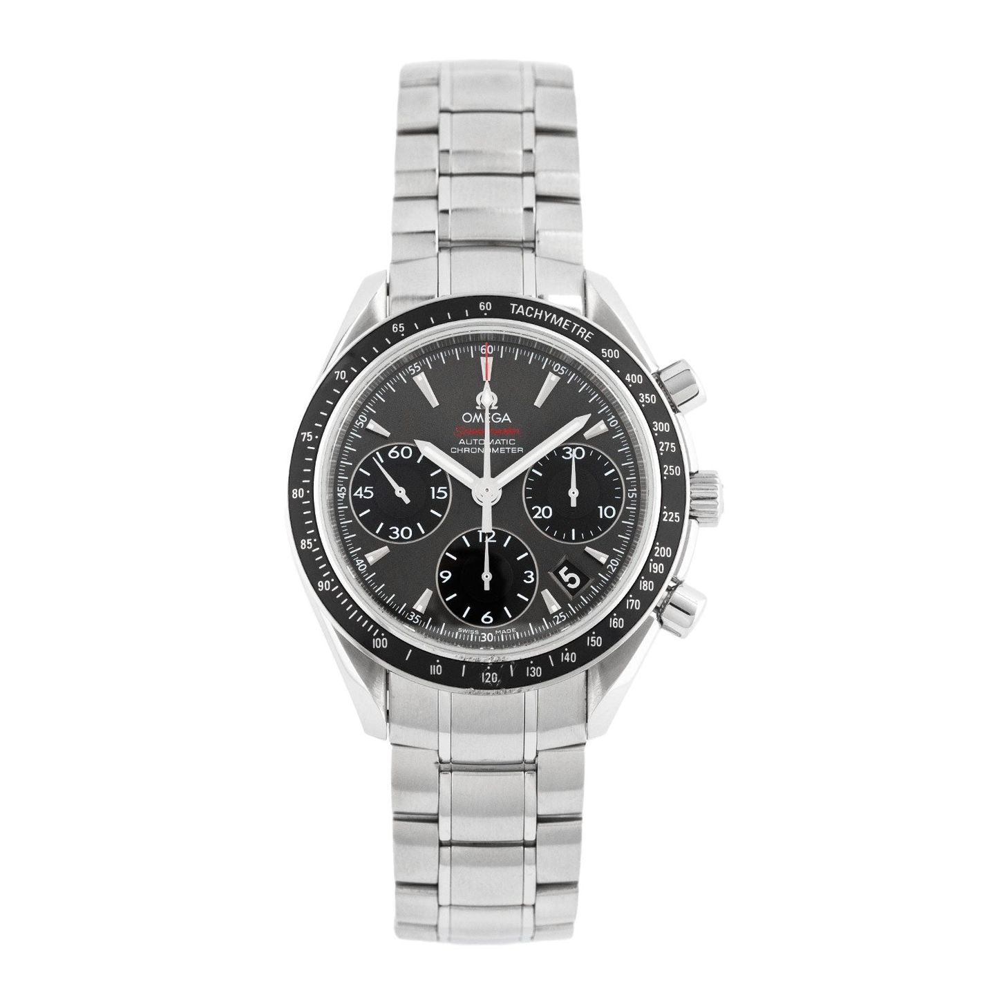 Omega Speedmaster Date 323.30.40.40.06.001 (2014) - Grijs wijzerplaat 40mm Staal (1/5)